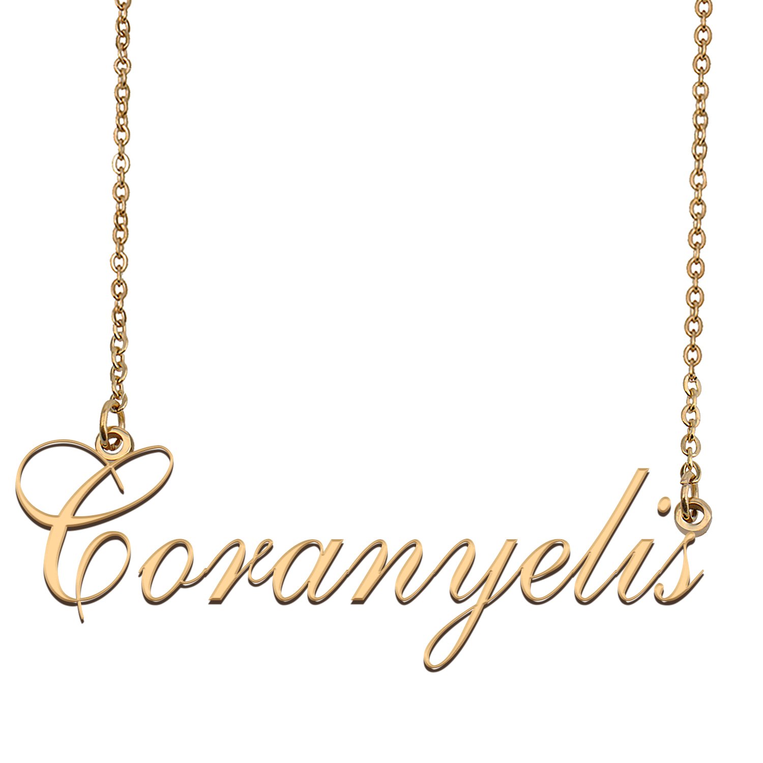 Custom Made Dainty My Name Necklace Best Friendship Jewelry Gifts for Her Coranyelis