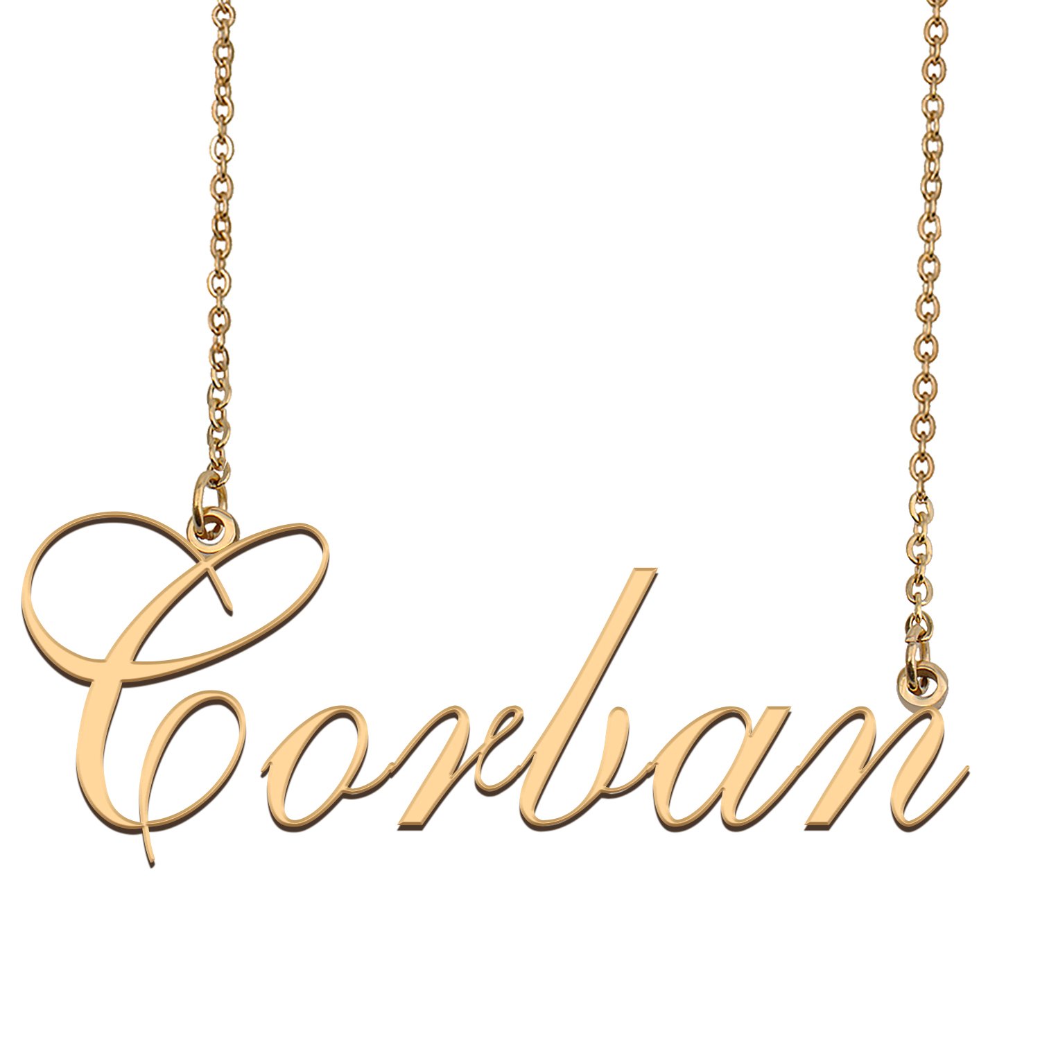 Custom Made Dainty My Name Necklace Best Friendship Jewelry Gifts for Her Corban