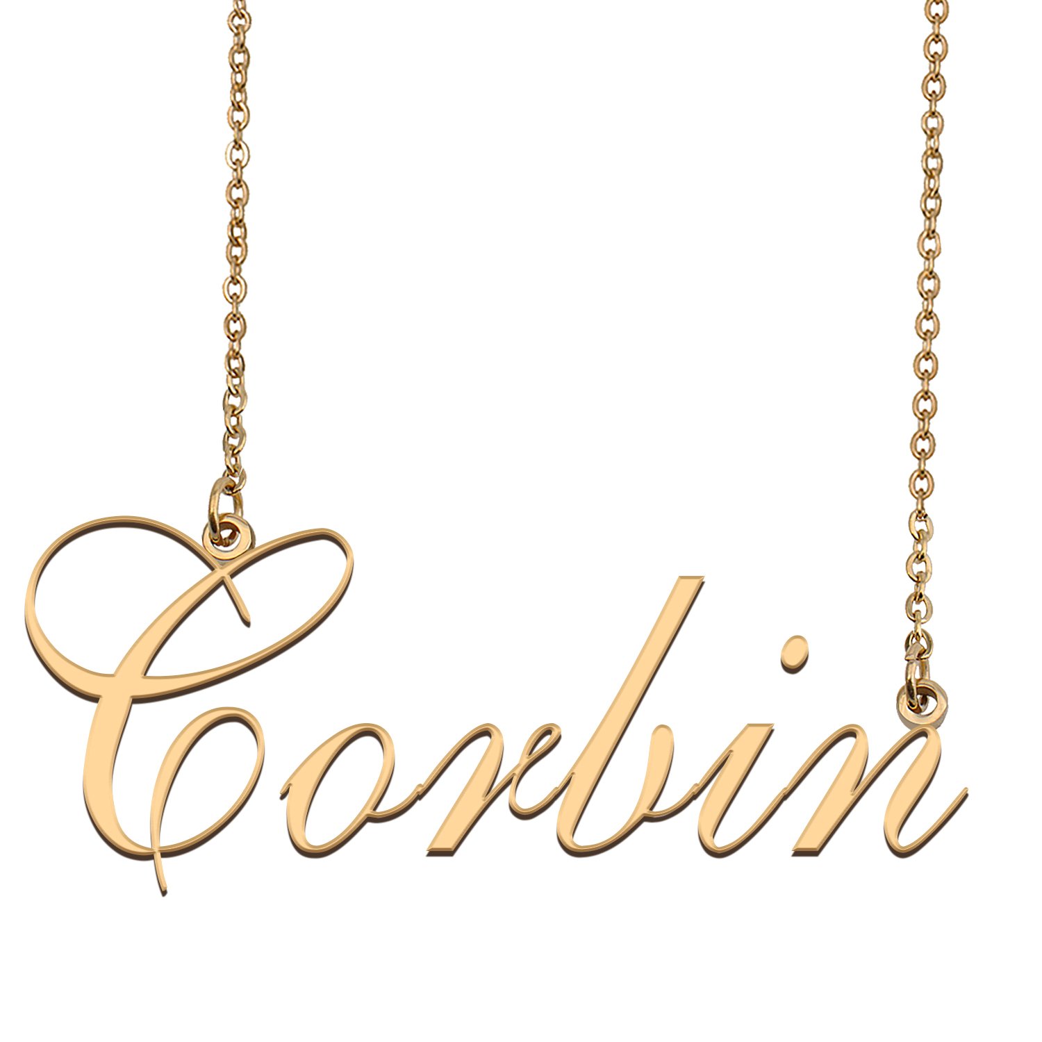Custom Made Dainty My Name Necklace Best Friendship Jewelry Gifts for Her Corbin