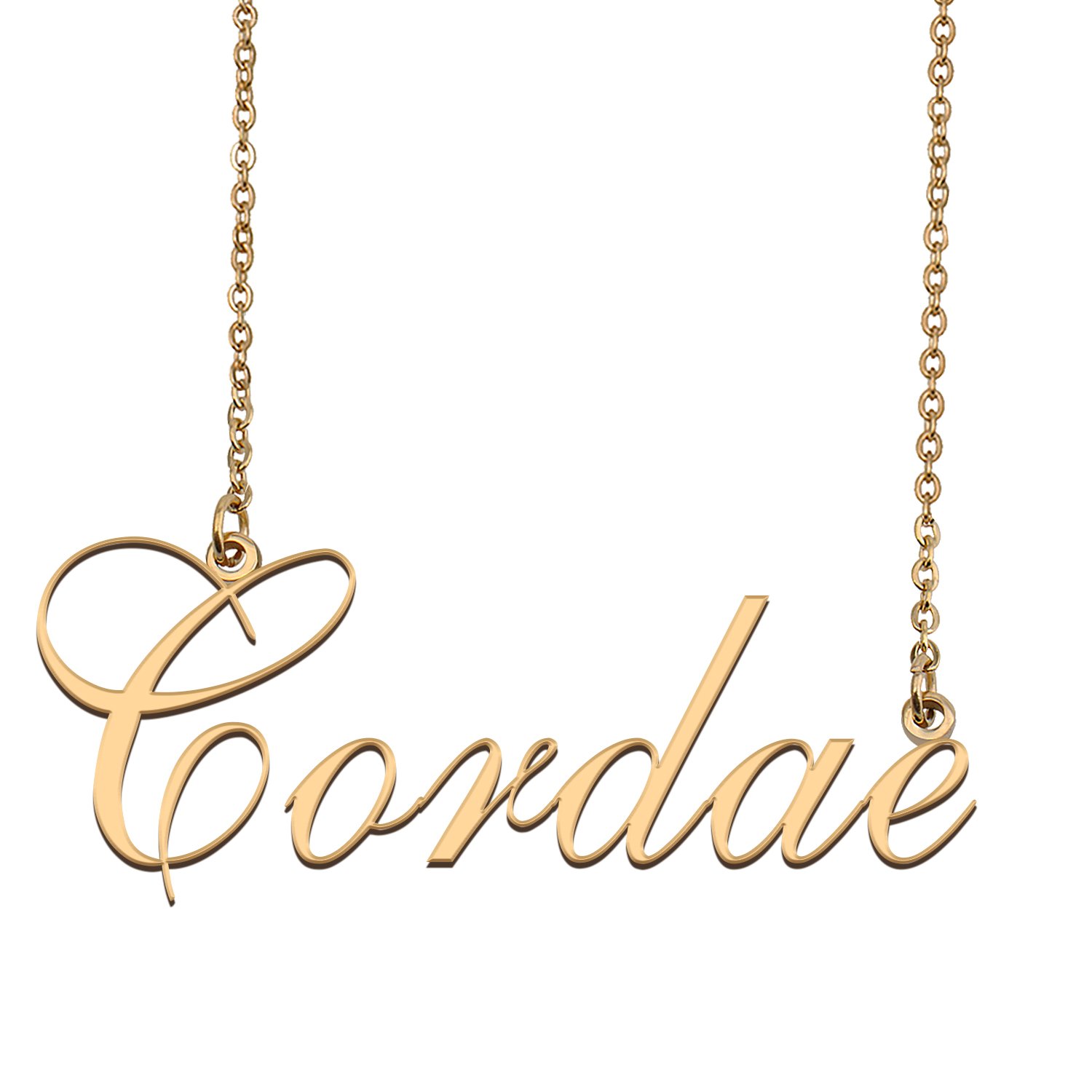 Custom Made Dainty My Name Necklace Best Friendship Jewelry Gifts for Her Cordae