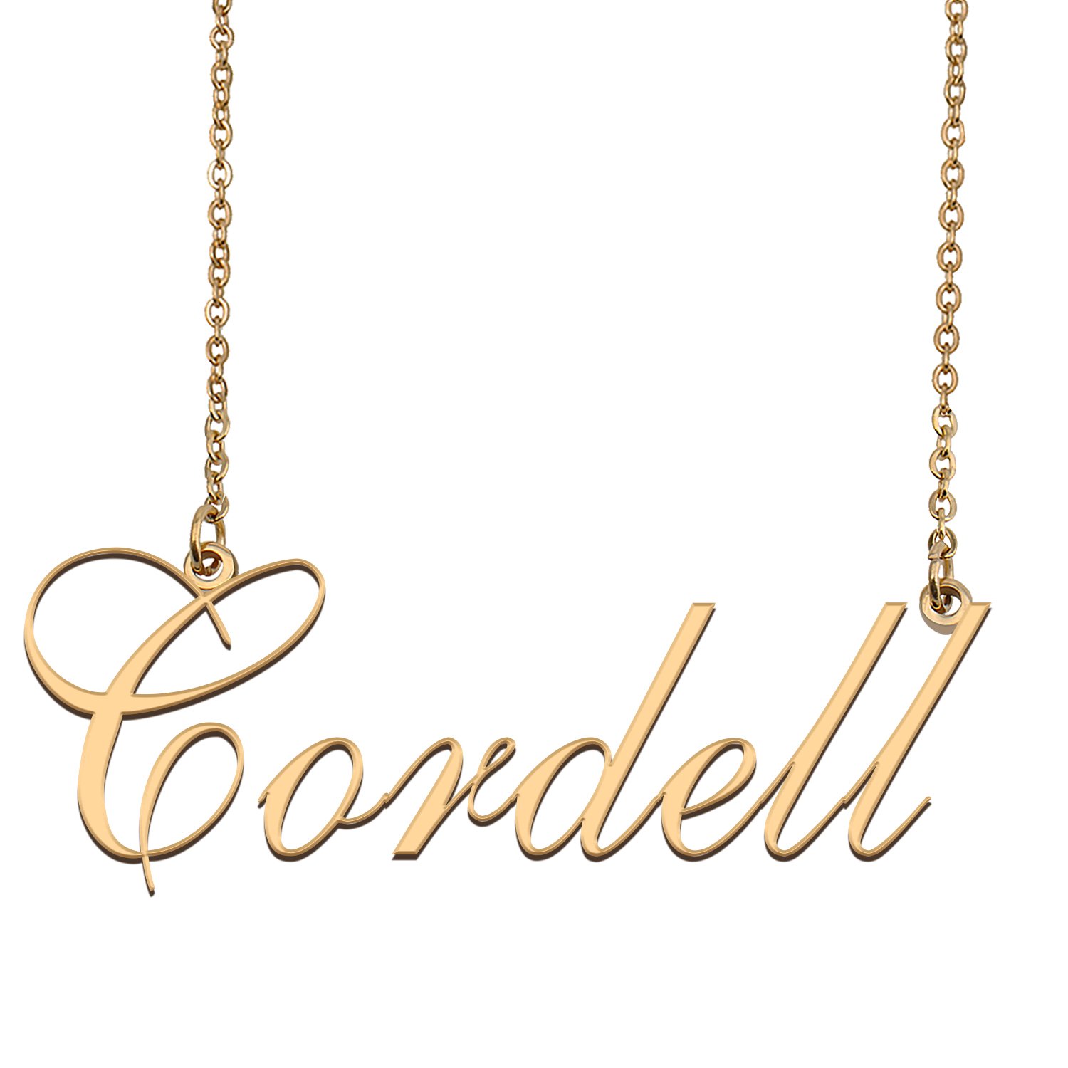 Custom Made Dainty My Name Necklace Best Friendship Jewelry Gifts for Her Cordell