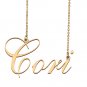 Custom Made Dainty My Name Necklace Best Friendship Jewelry Gifts for Her Cori