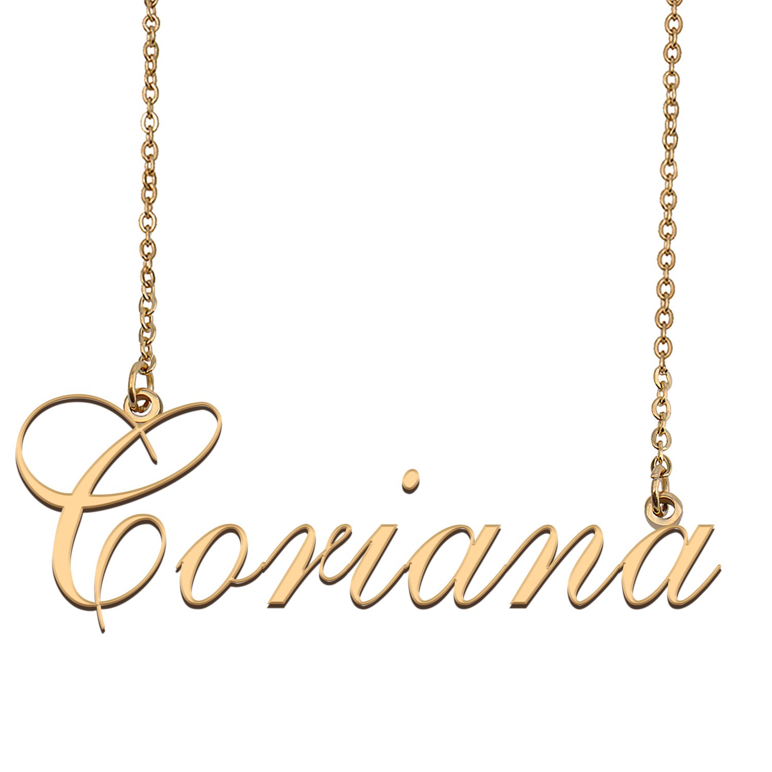 Custom Made Dainty My Name Necklace Best Friendship Jewelry Gifts for Her Coriana