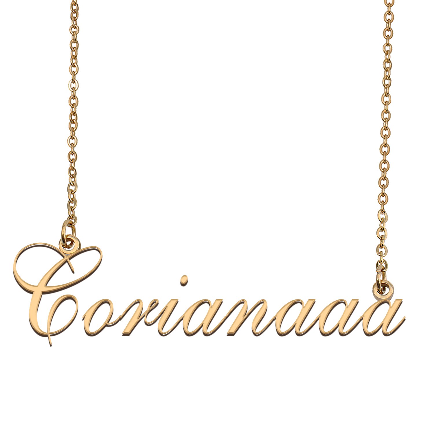 Custom Made Dainty My Name Necklace Best Friendship Jewelry Gifts for Her Corianaaa