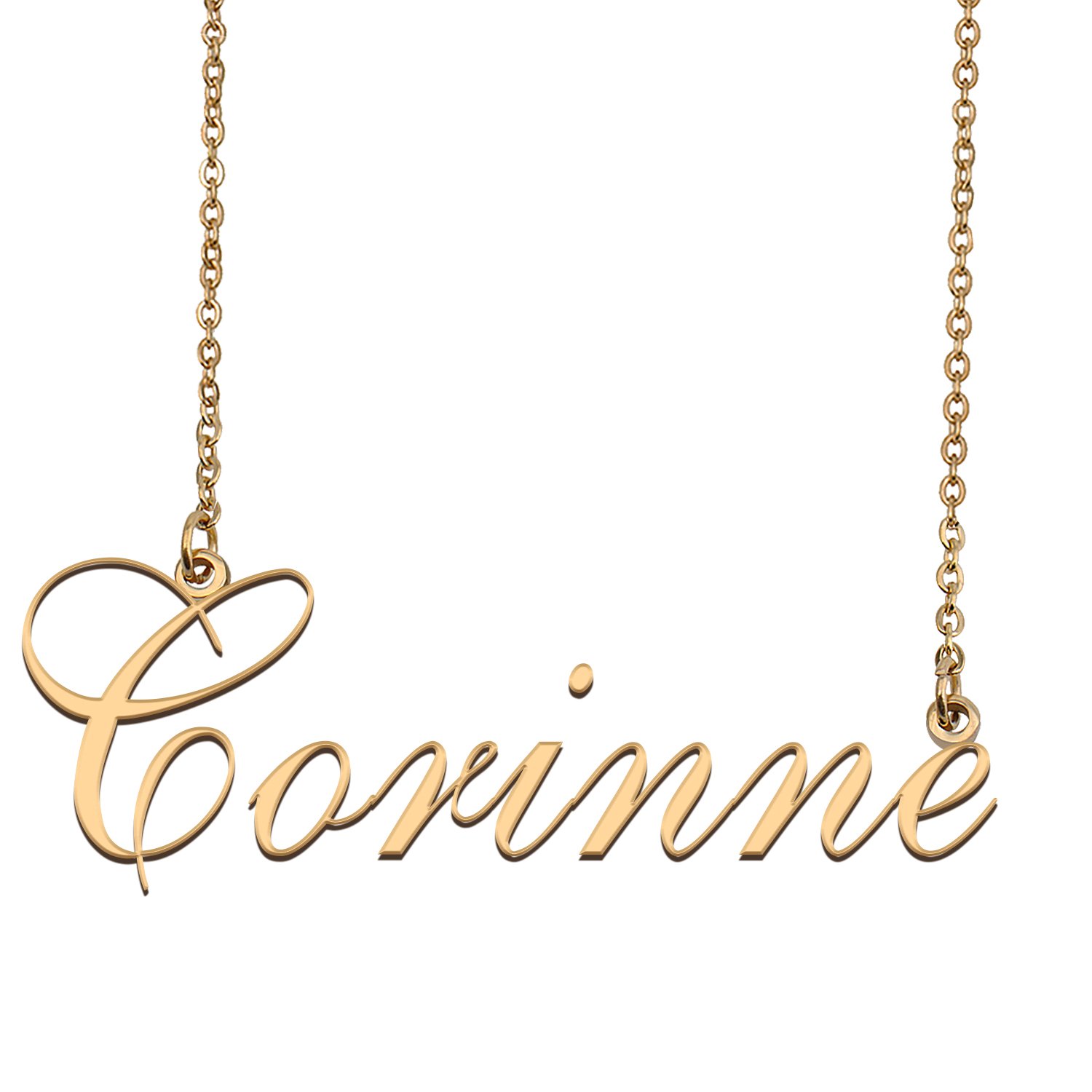 Custom Made Dainty My Name Necklace Best Friendship Jewelry Gifts for Her Corinne
