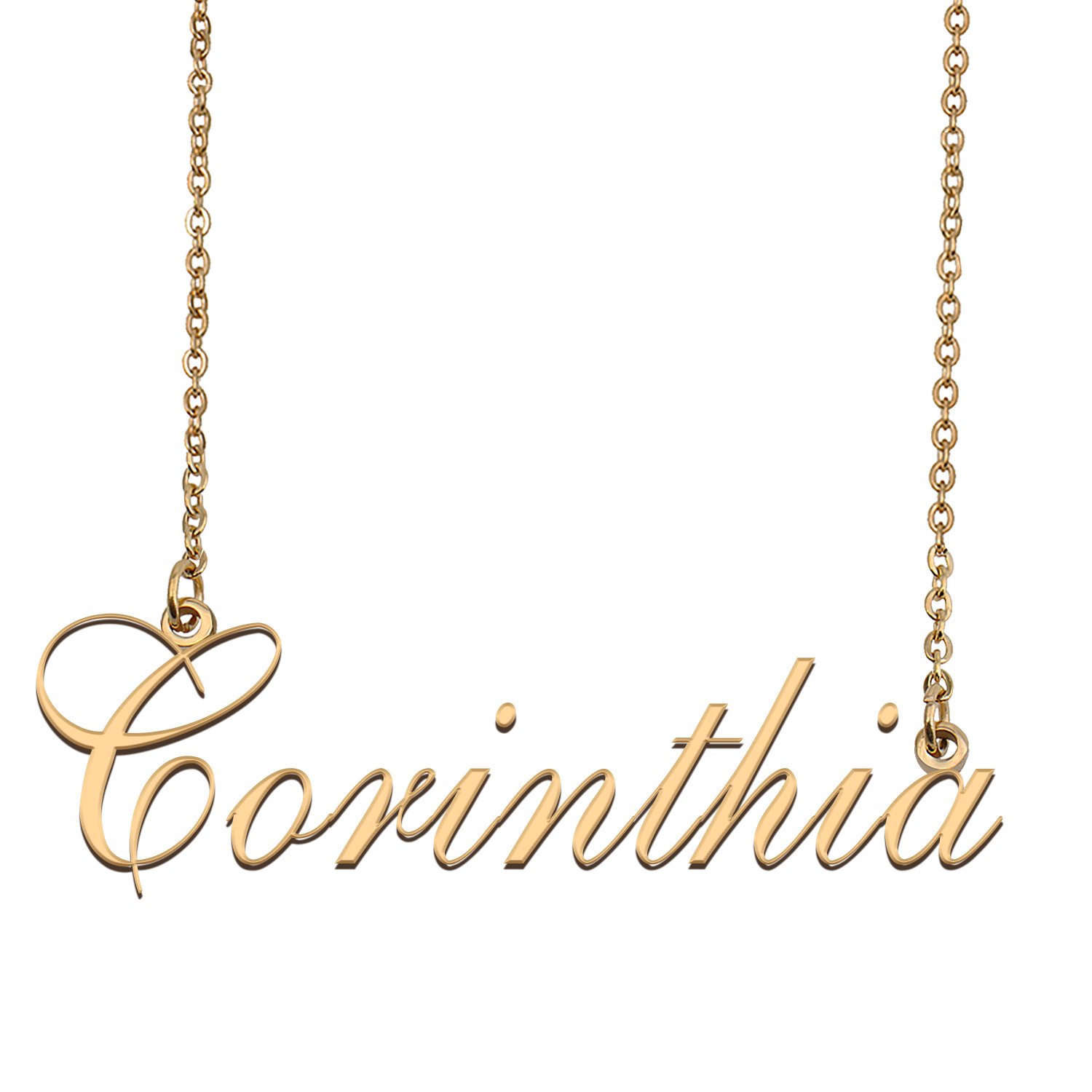 Custom Made Dainty My Name Necklace Best Friendship Jewelry Gifts for Her Corinthia