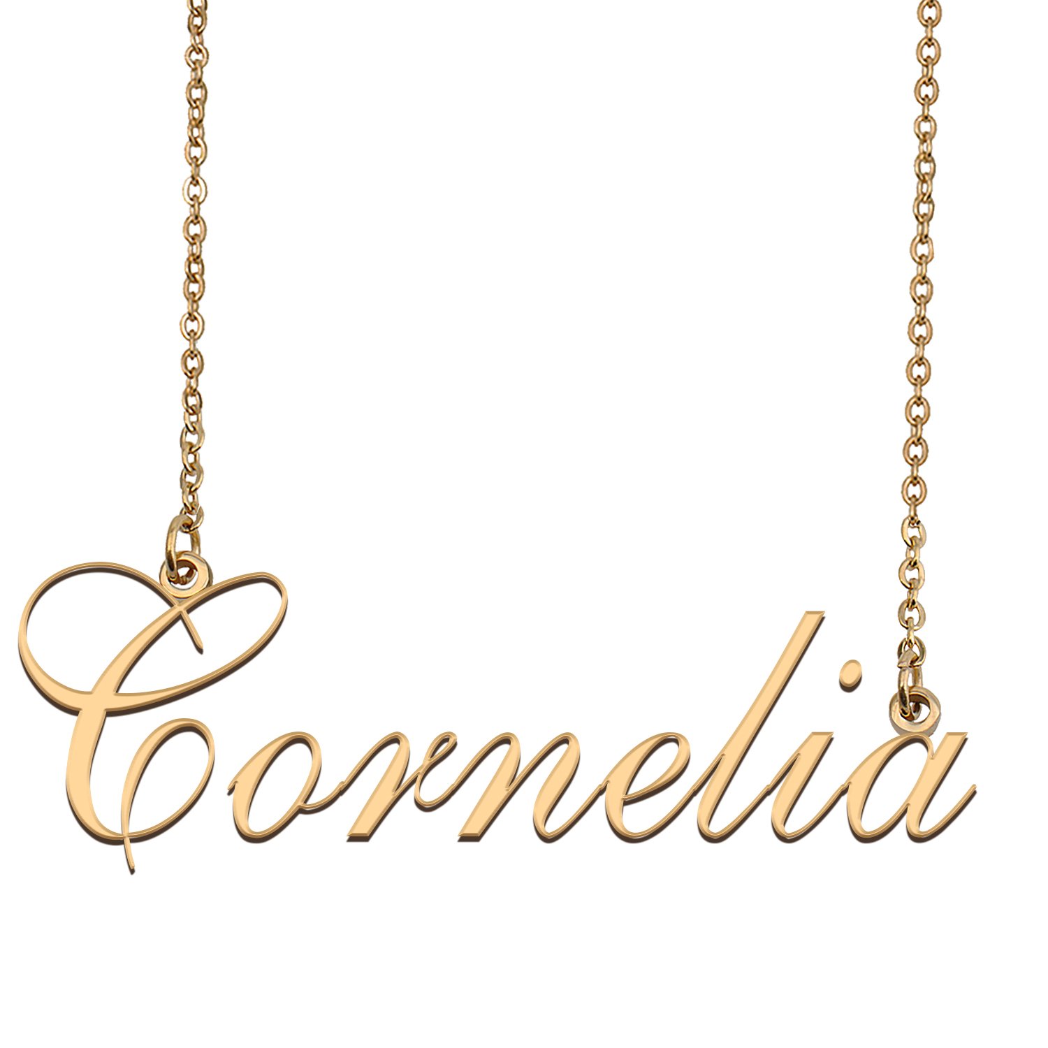 Custom Made Dainty My Name Necklace Best Friendship Jewelry Gifts for Her Cornelia