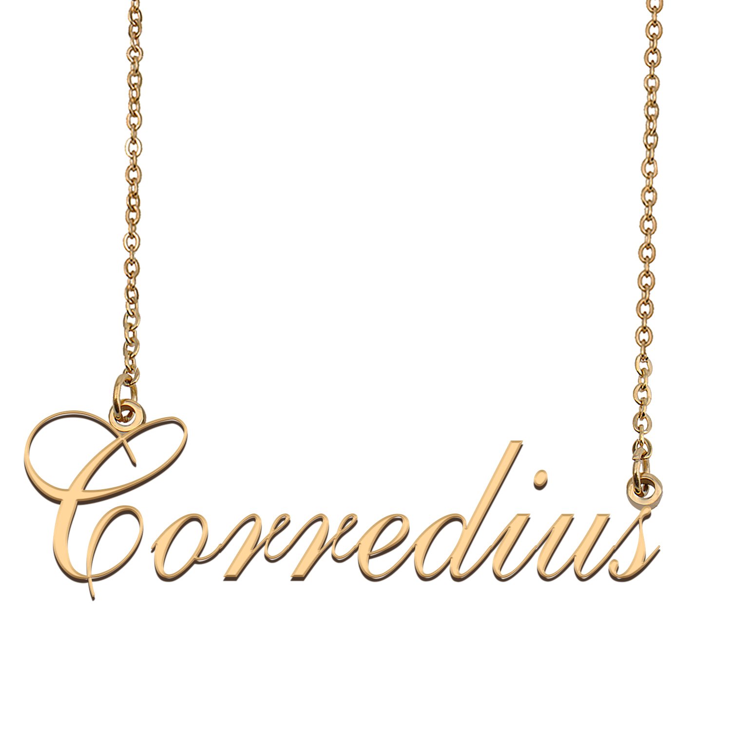 Custom Made Dainty My Name Necklace Best Friendship Jewelry Gifts for Her Corredius