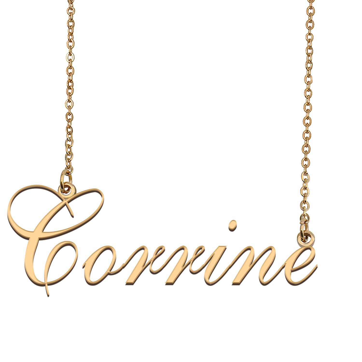 Custom Made Dainty My Name Necklace Best Friendship Jewelry Gifts for Her Corrine
