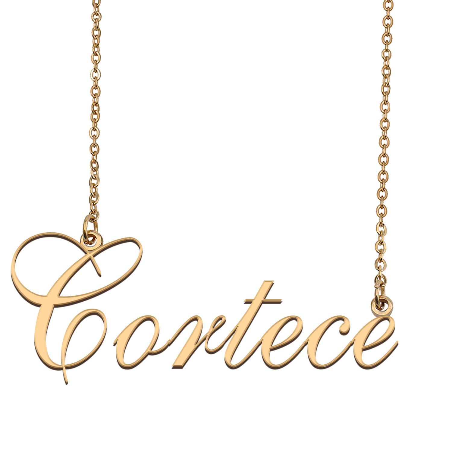 Custom Made Dainty My Name Necklace Best Friendship Jewelry Gifts for Her Cortece