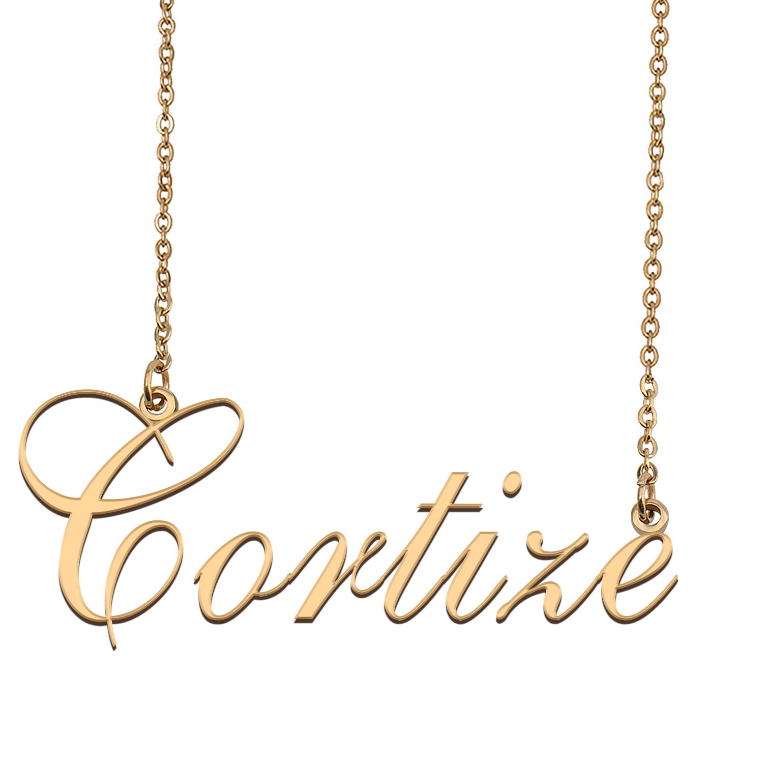 Custom Made Dainty My Name Necklace Best Friendship Jewelry Gifts for Her Cortize