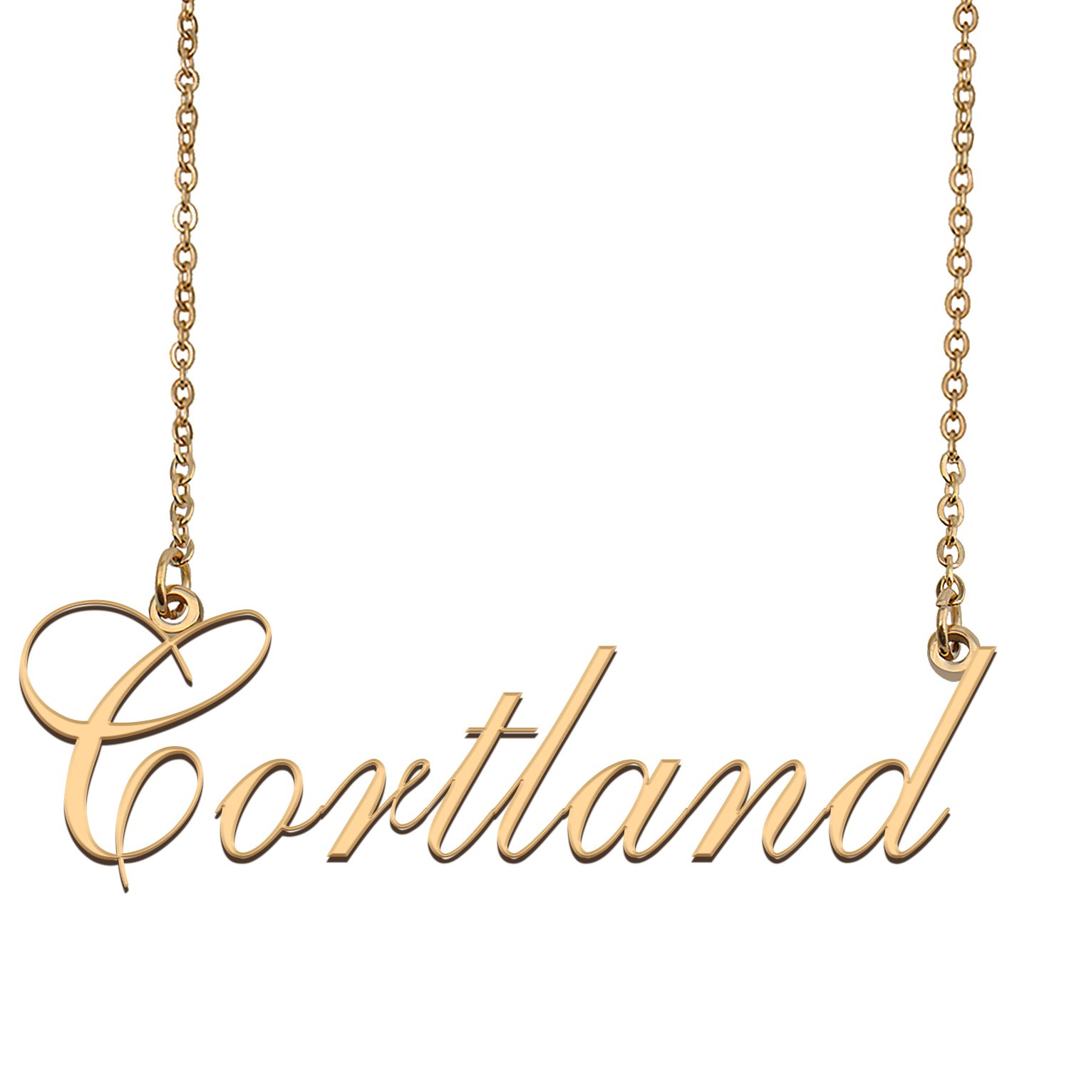 Custom Made Dainty My Name Necklace Best Friendship Jewelry Gifts for Her Cortland