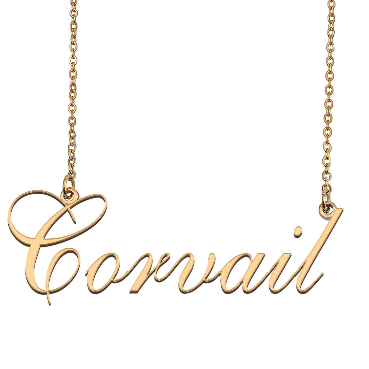 Custom Made Dainty My Name Necklace Best Friendship Jewelry Gifts for Her Corvail