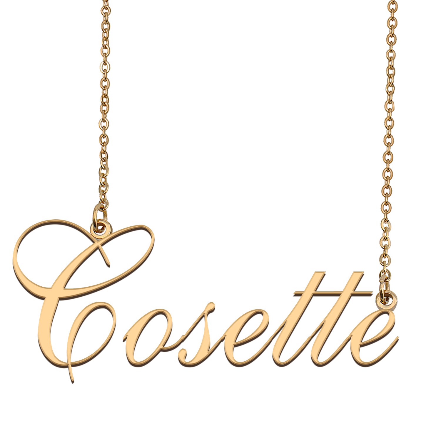 Custom Made Dainty My Name Necklace Best Friendship Jewelry Gifts for Her Cosette