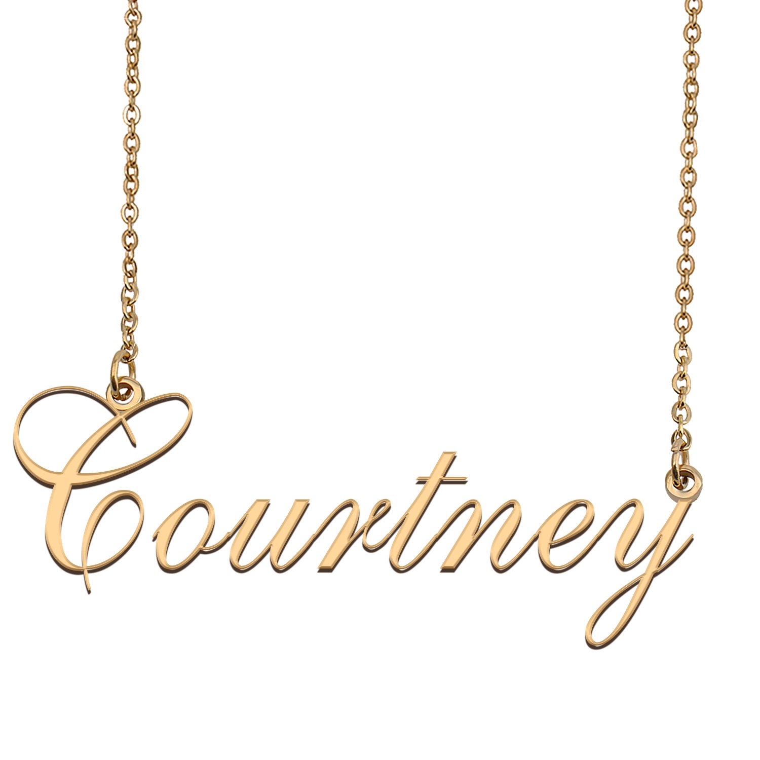 Custom Made Dainty My Name Necklace Best Friendship Jewelry Gifts for Her Courtney