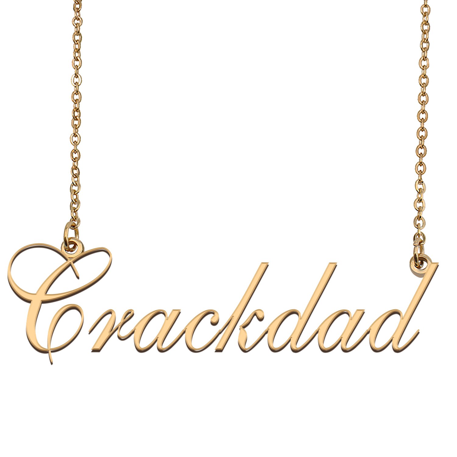 Custom Made Dainty My Name Necklace Best Friendship Jewelry Gifts for Her Crackdad