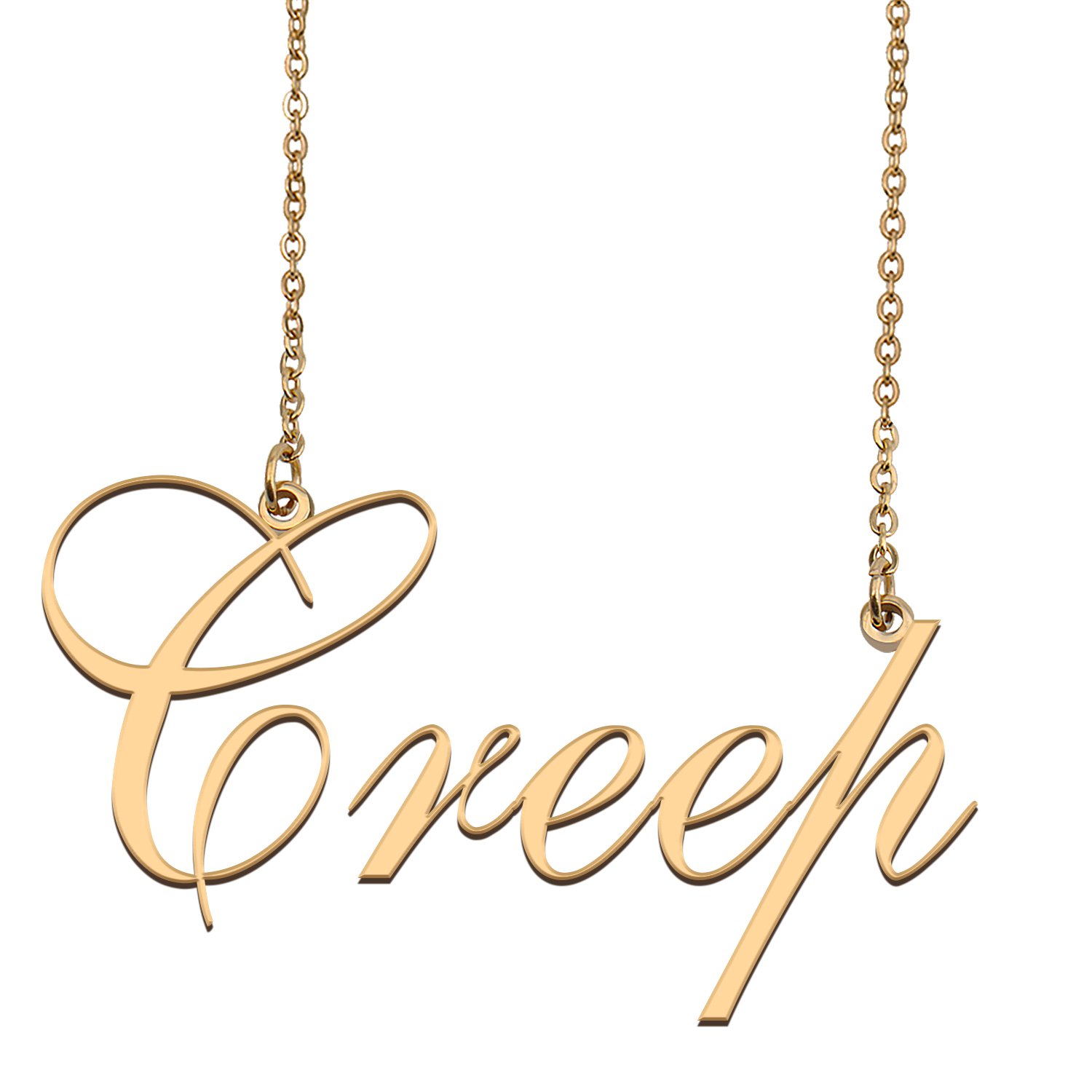 Personalized Any Name Necklace Charm Jewelry for Mother New Mom Creep