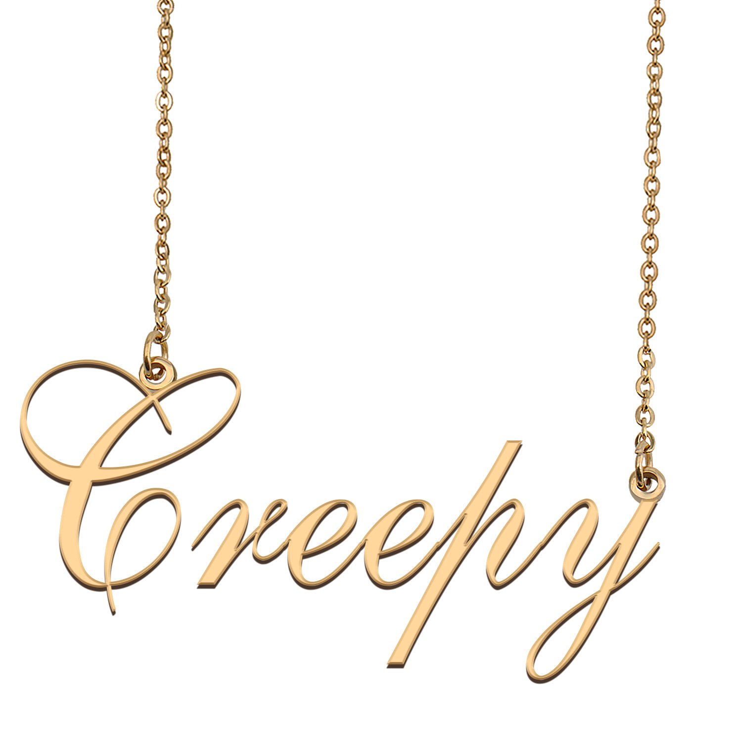 Personalized Any Name Necklace Charm Jewelry for Mother New Mom Creepy