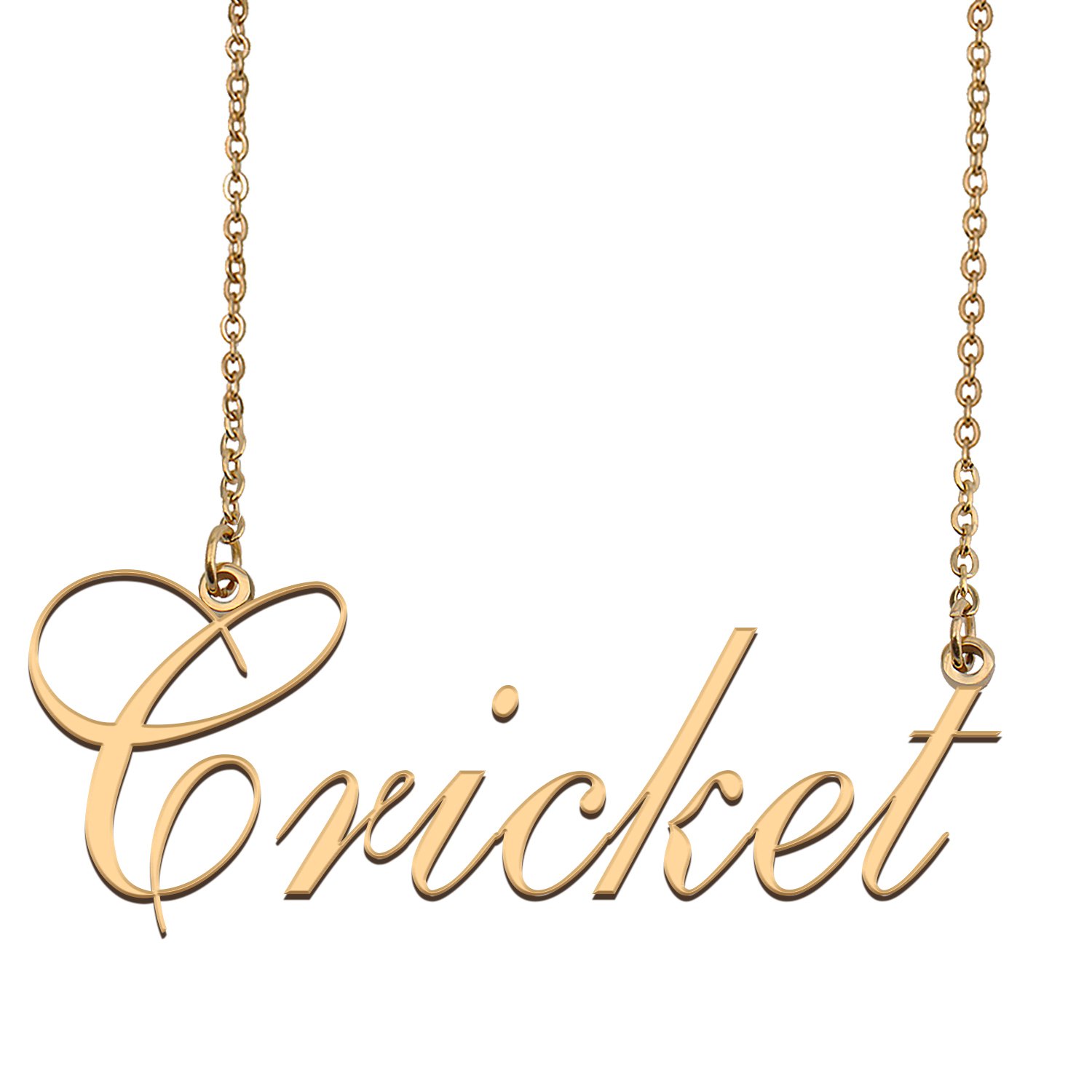 Personalized Any Name Necklace Charm Jewelry for Mother New Mom Cricket