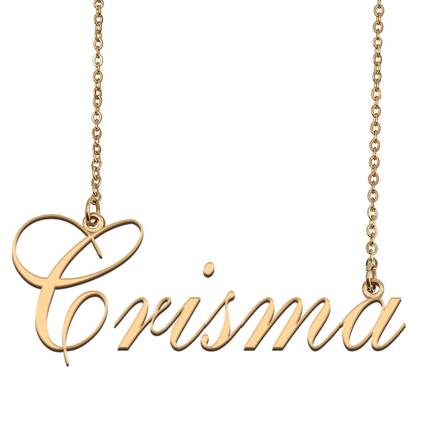 Personalized Any Name Necklace Charm Jewelry for Mother New Mom Crisma