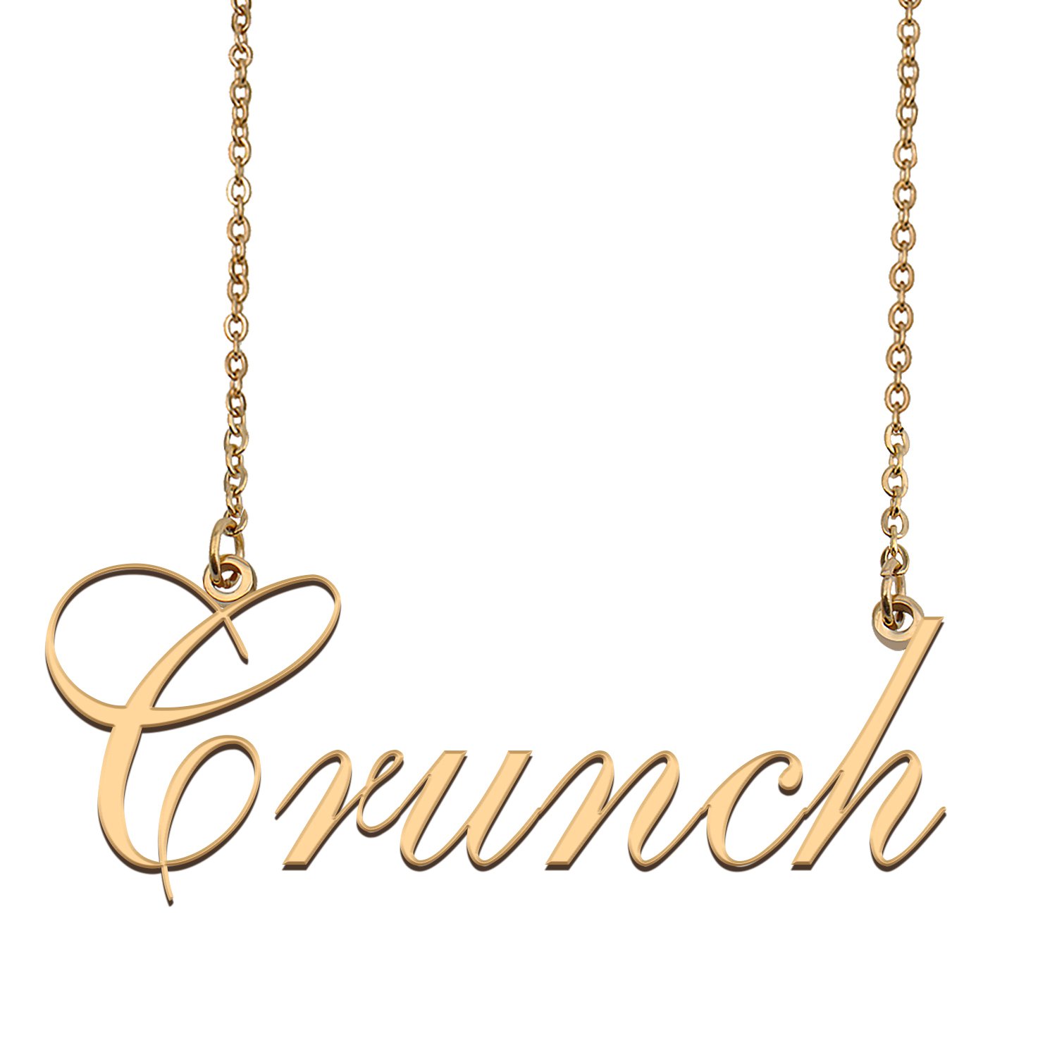 Personalized Any Name Necklace Charm Jewelry for Mother New Mom Crunch