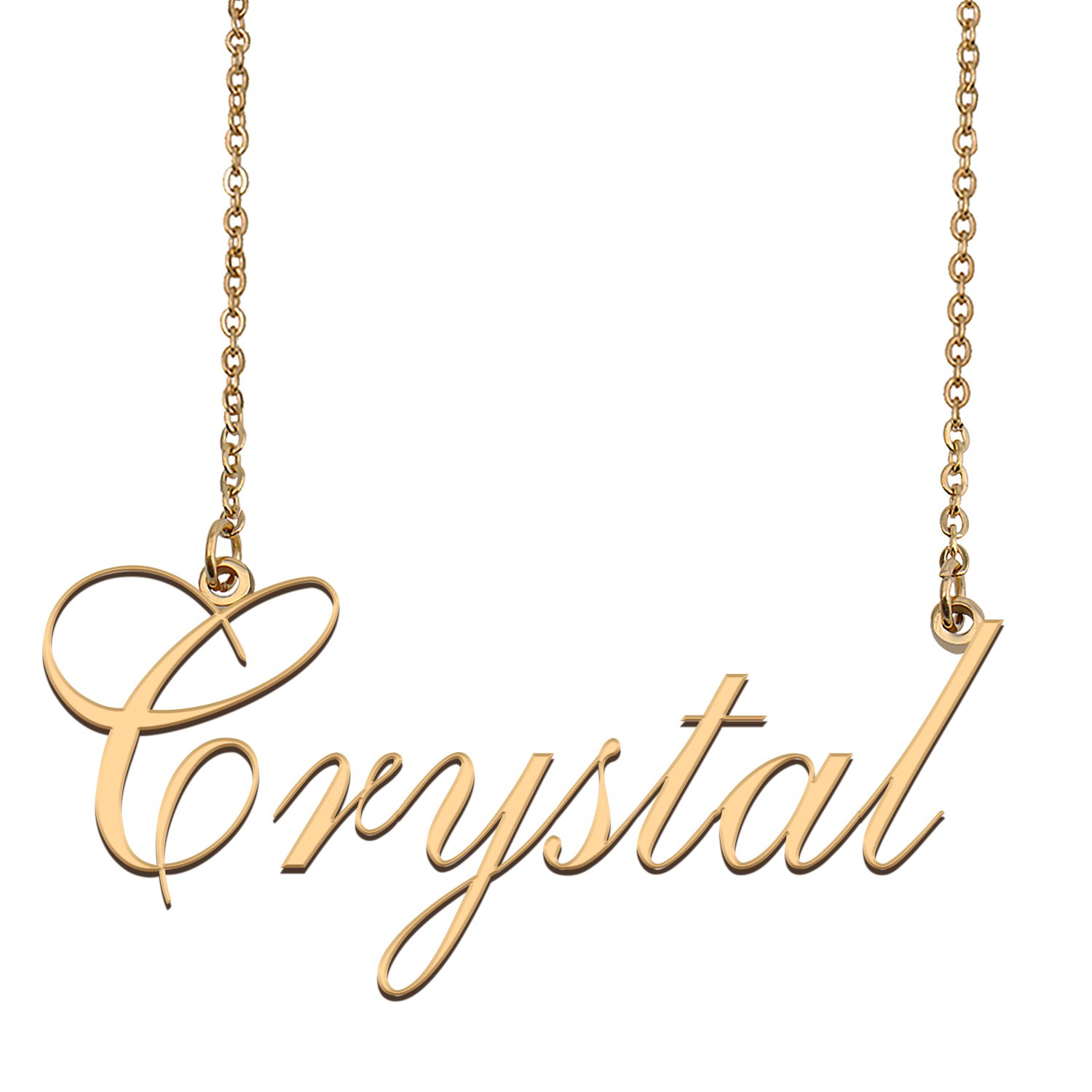 Personalized Any Name Necklace Charm Jewelry for Mother New Mom Crystal