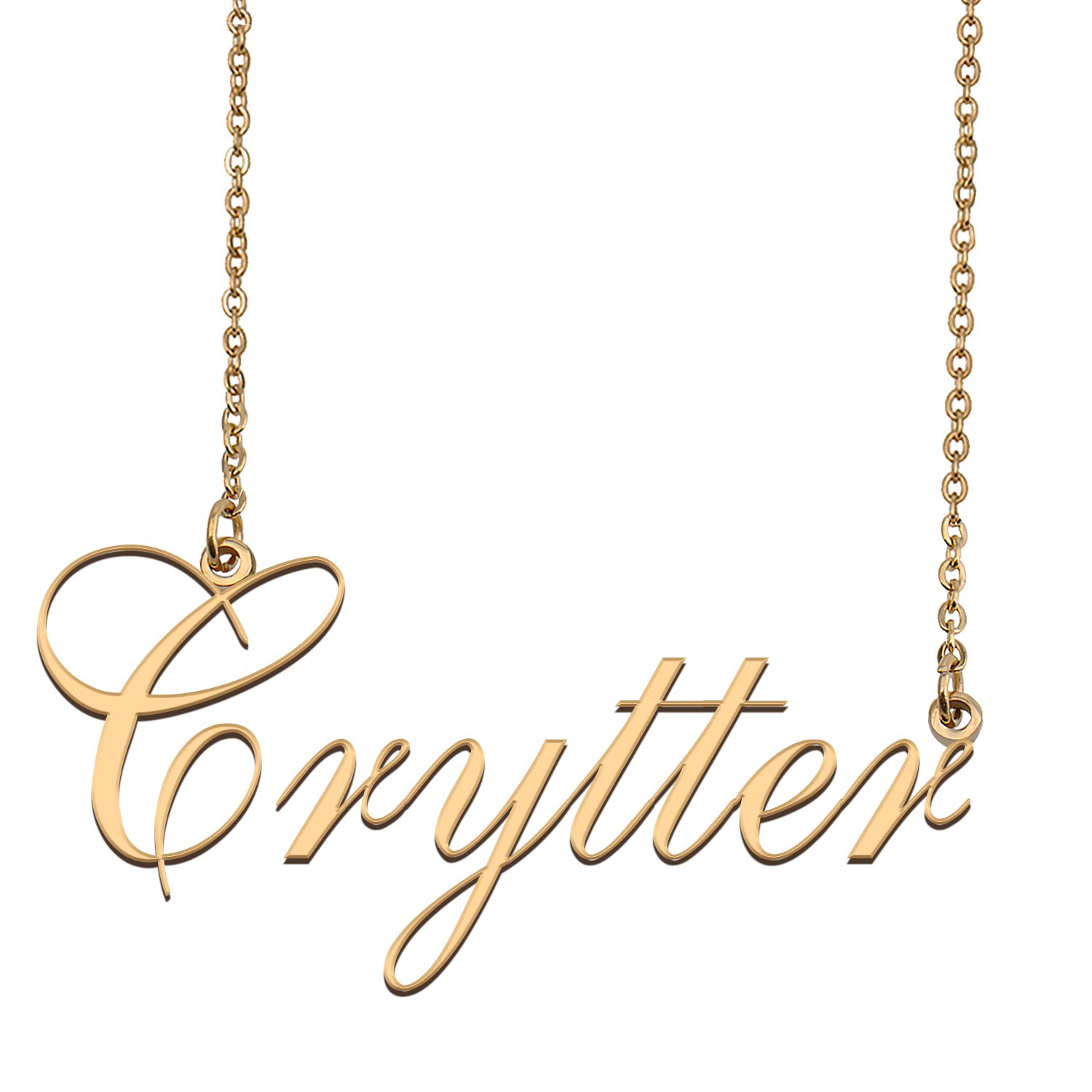 Personalized Any Name Necklace Charm Jewelry for Mother New Mom Crytter