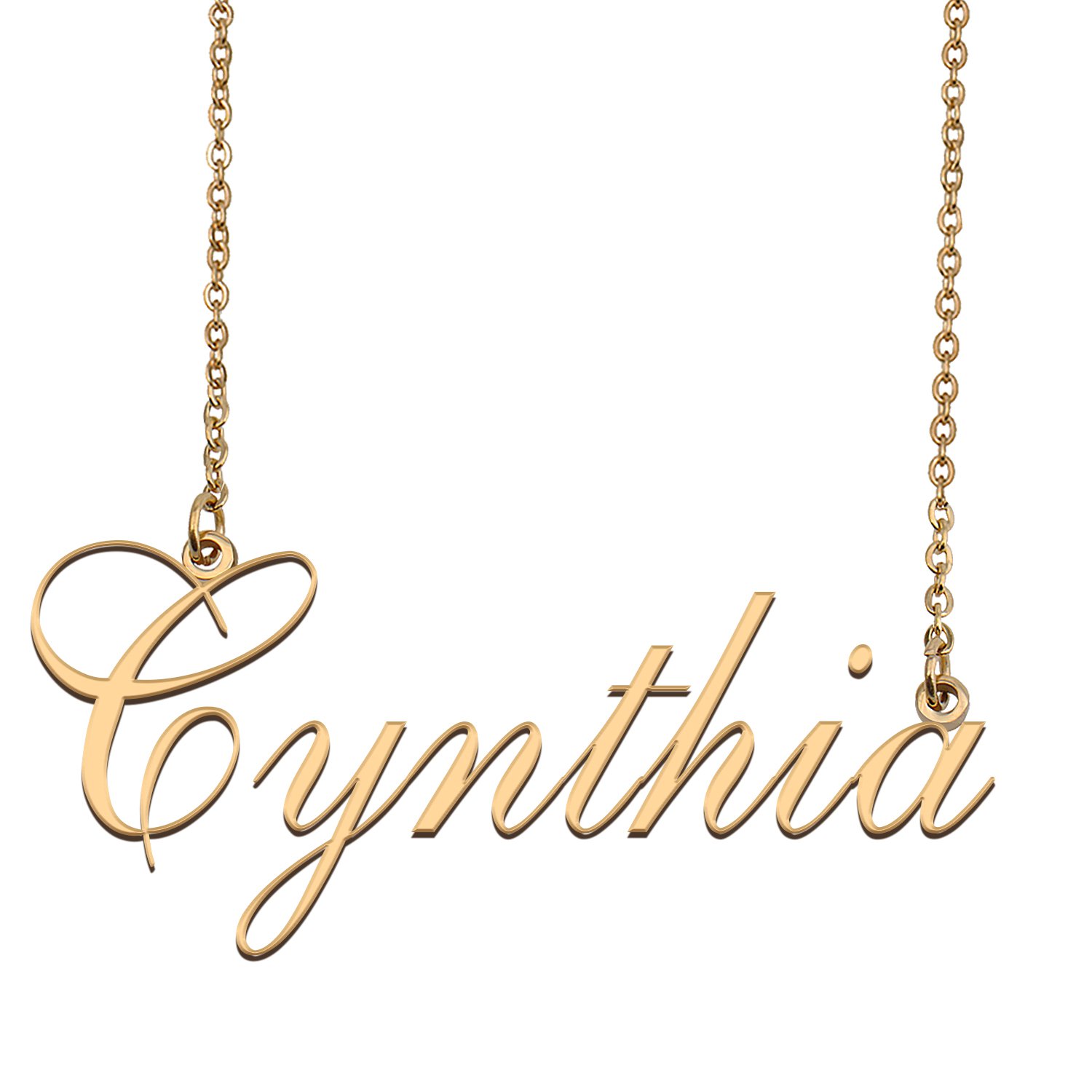 Personalized Any Name Necklace Charm Jewelry for Mother New Mom Cynthia
