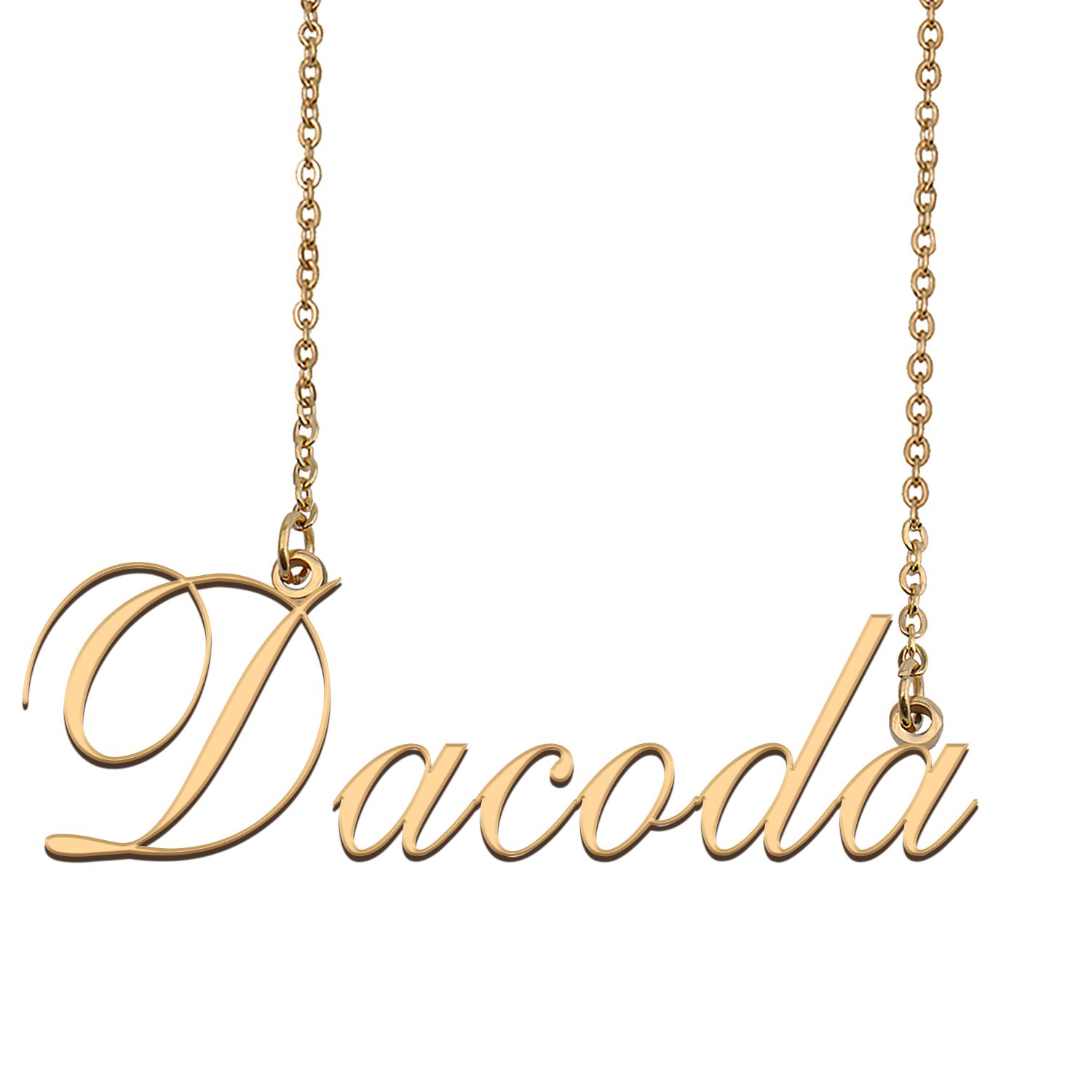 Personalized Any Name Necklace Charm Jewelry for Mother New Mom Dacoda