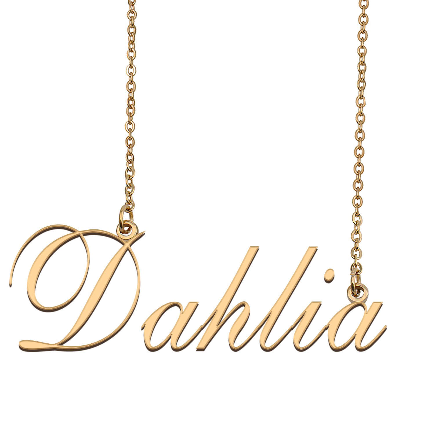 Personalized Any Name Necklace Charm Jewelry for Mother New Mom Dahlia