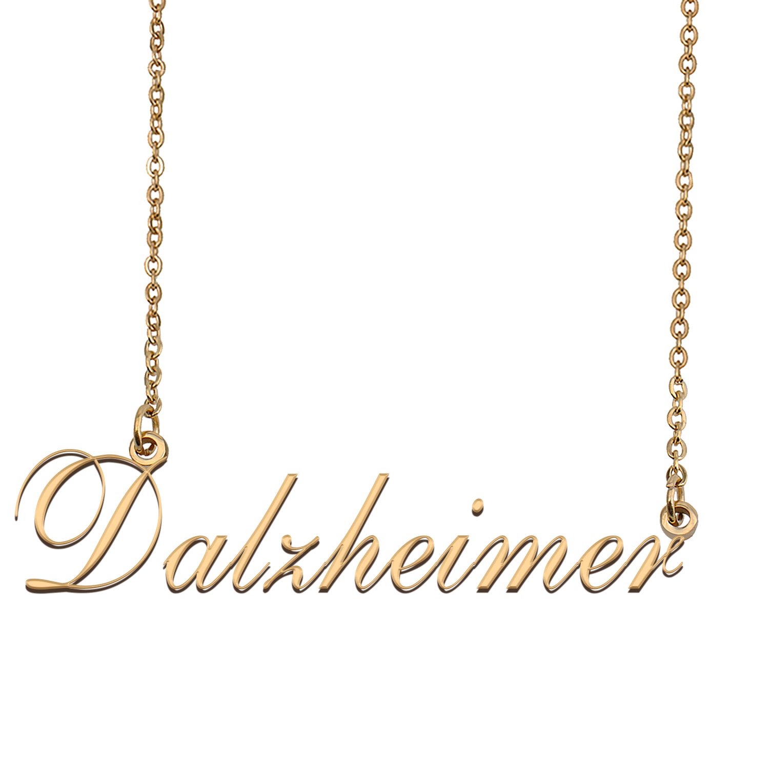 Personalized Any Name Necklace Charm Jewelry for Mother New Mom Dalzheimer