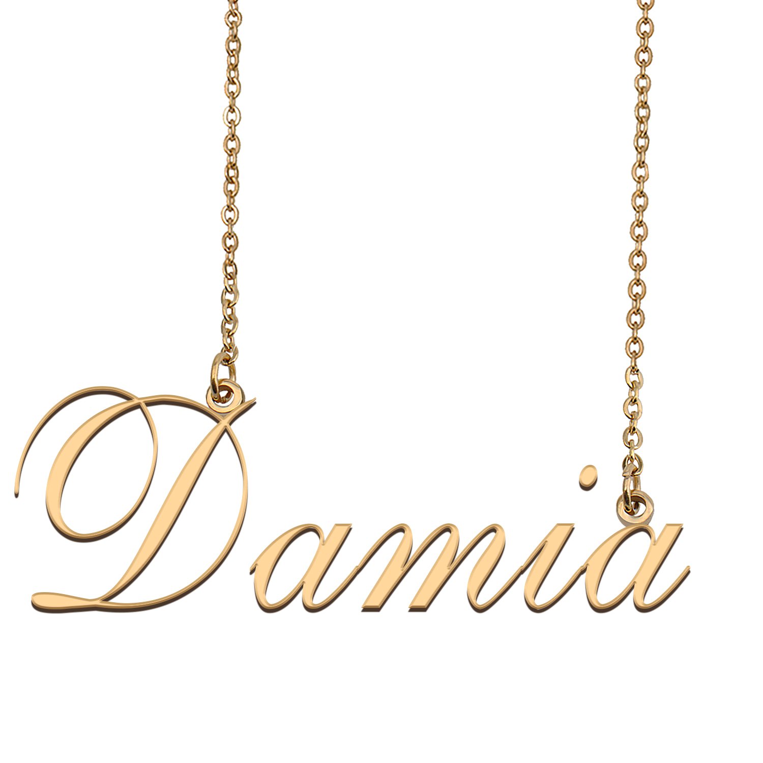Personalized Any Name Necklace Charm Jewelry for Mother New Mom Damia