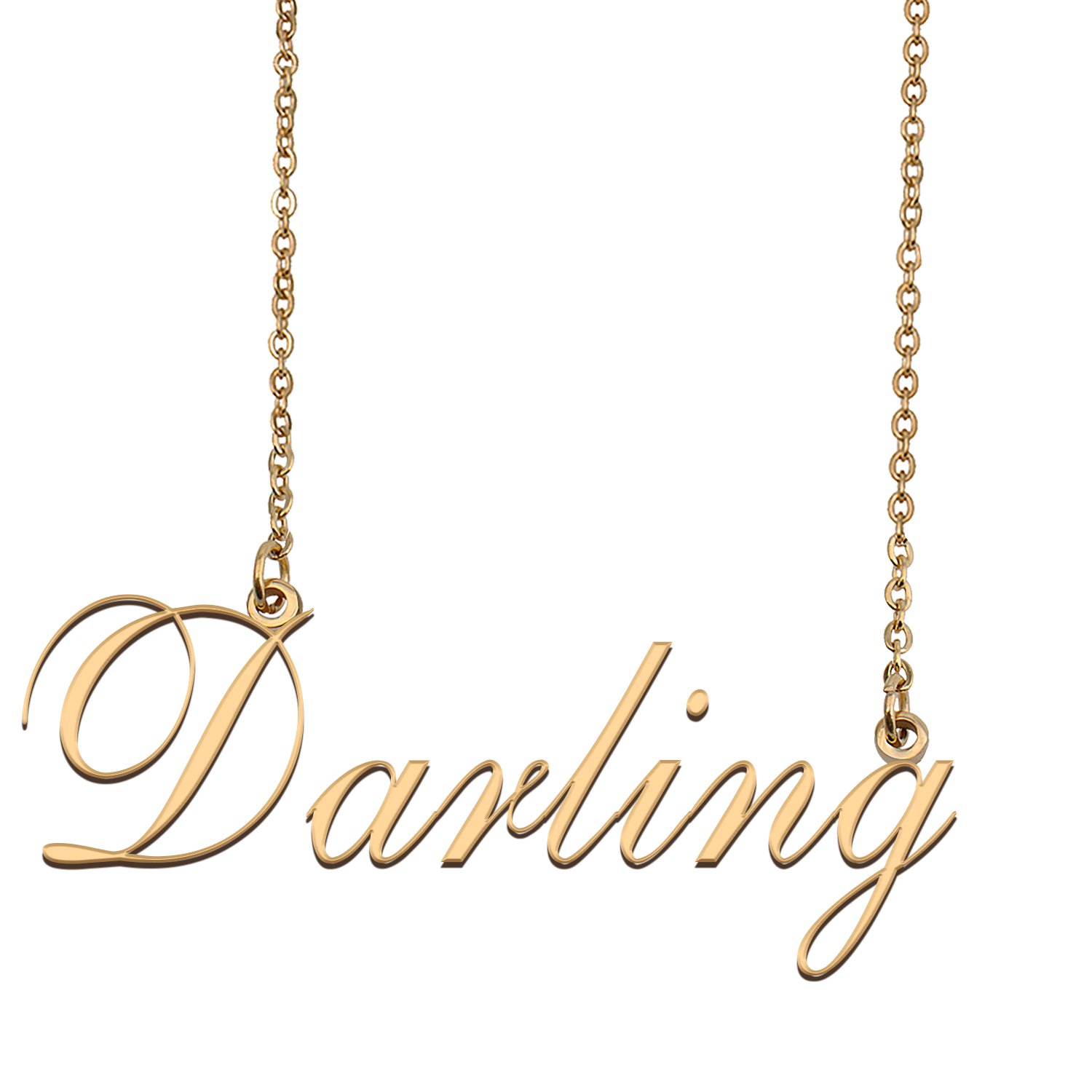 Personalized Any Name Necklace Charm Jewelry for Mother New Mom Darling