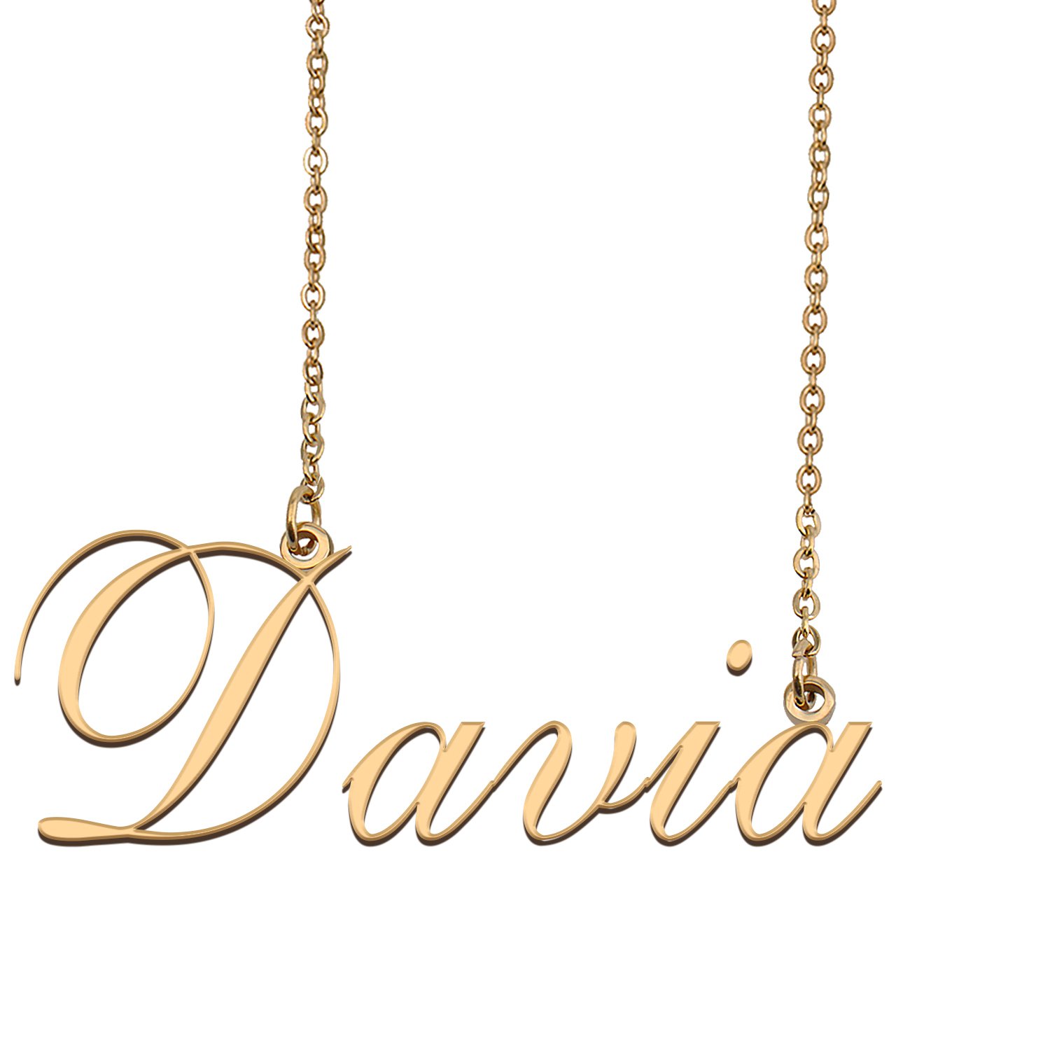 Personalized Any Name Necklace Charm Jewelry for Mother New Mom Davia