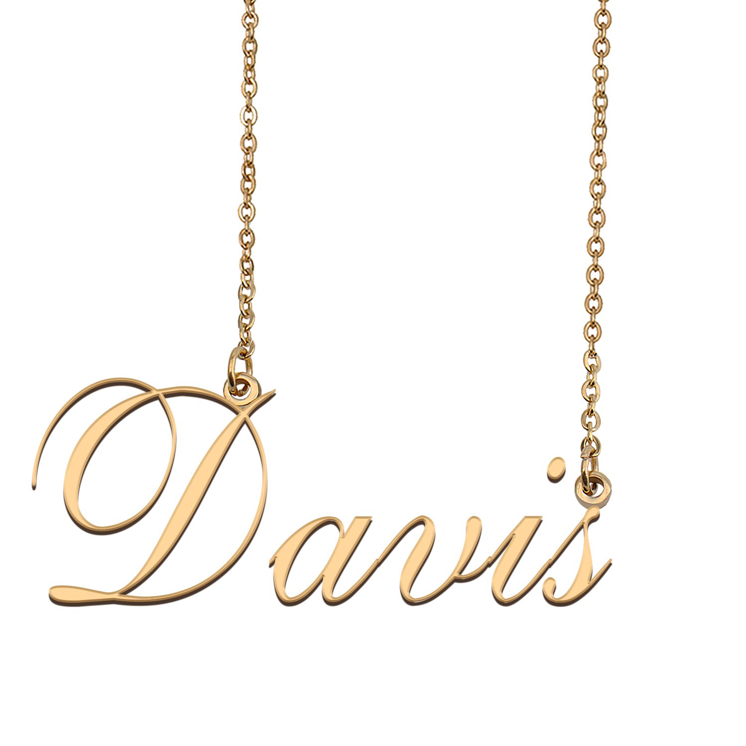 Personalized Any Name Necklace Charm Jewelry for Mother New Mom Davis