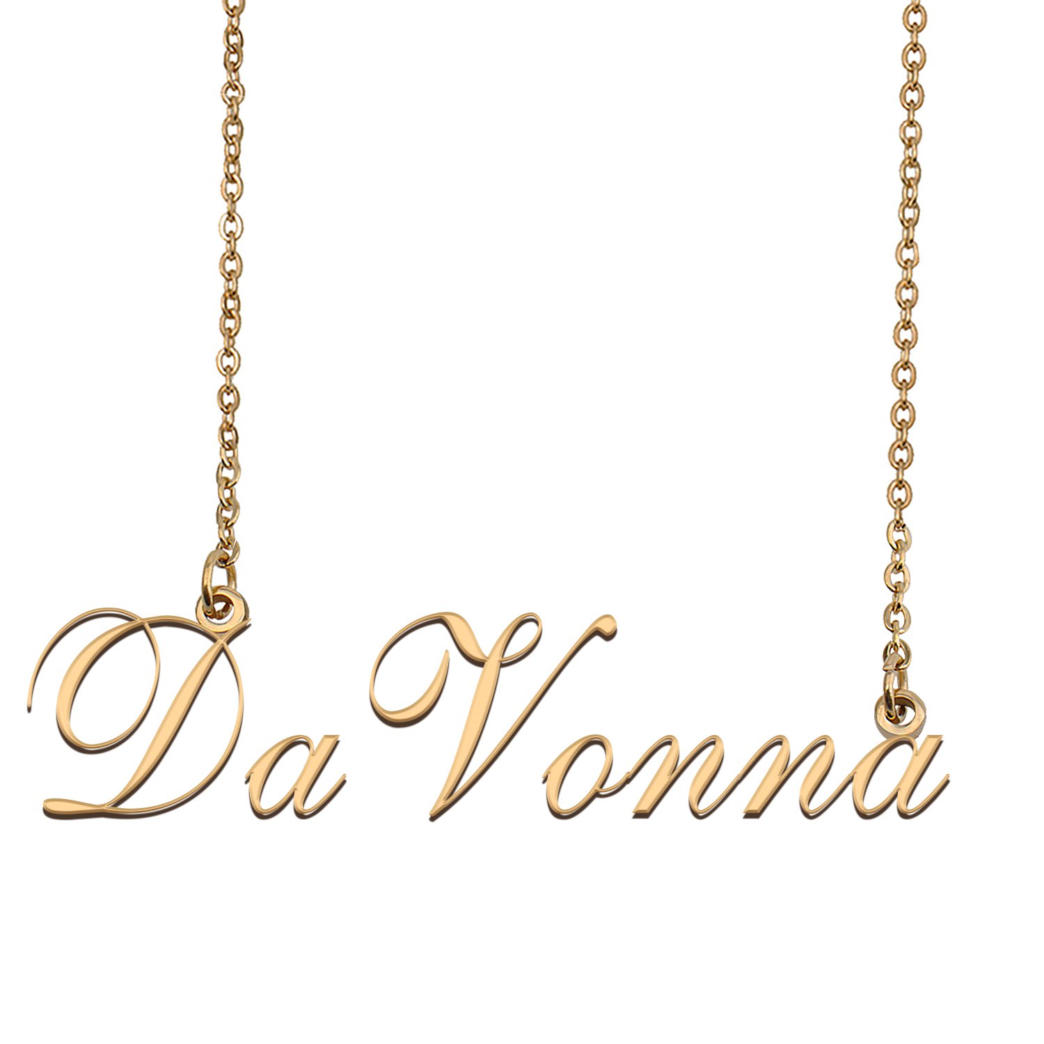 Personalized Any Name Necklace Charm Jewelry for Mother New Mom DaVonna