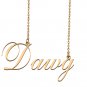 Personalized Any Name Necklace Charm Jewelry for Mother New Mom Dawg