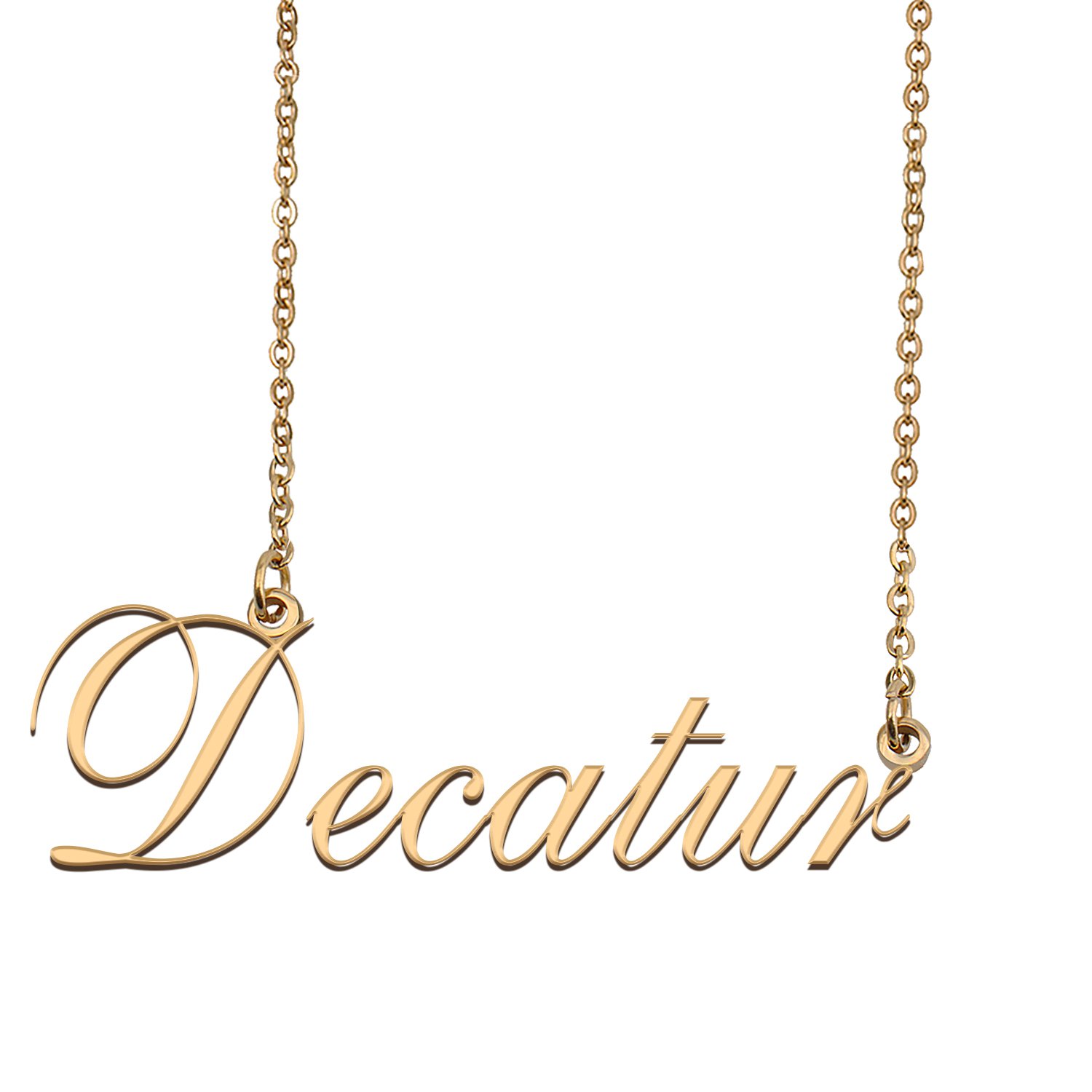 Personalized Any Name Necklace Charm Jewelry for Mother New Mom Decatur