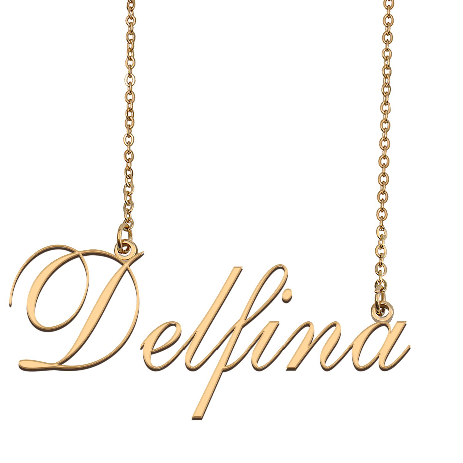 Personalized Any Name Necklace Charm Jewelry for Mother New Mom Delfina