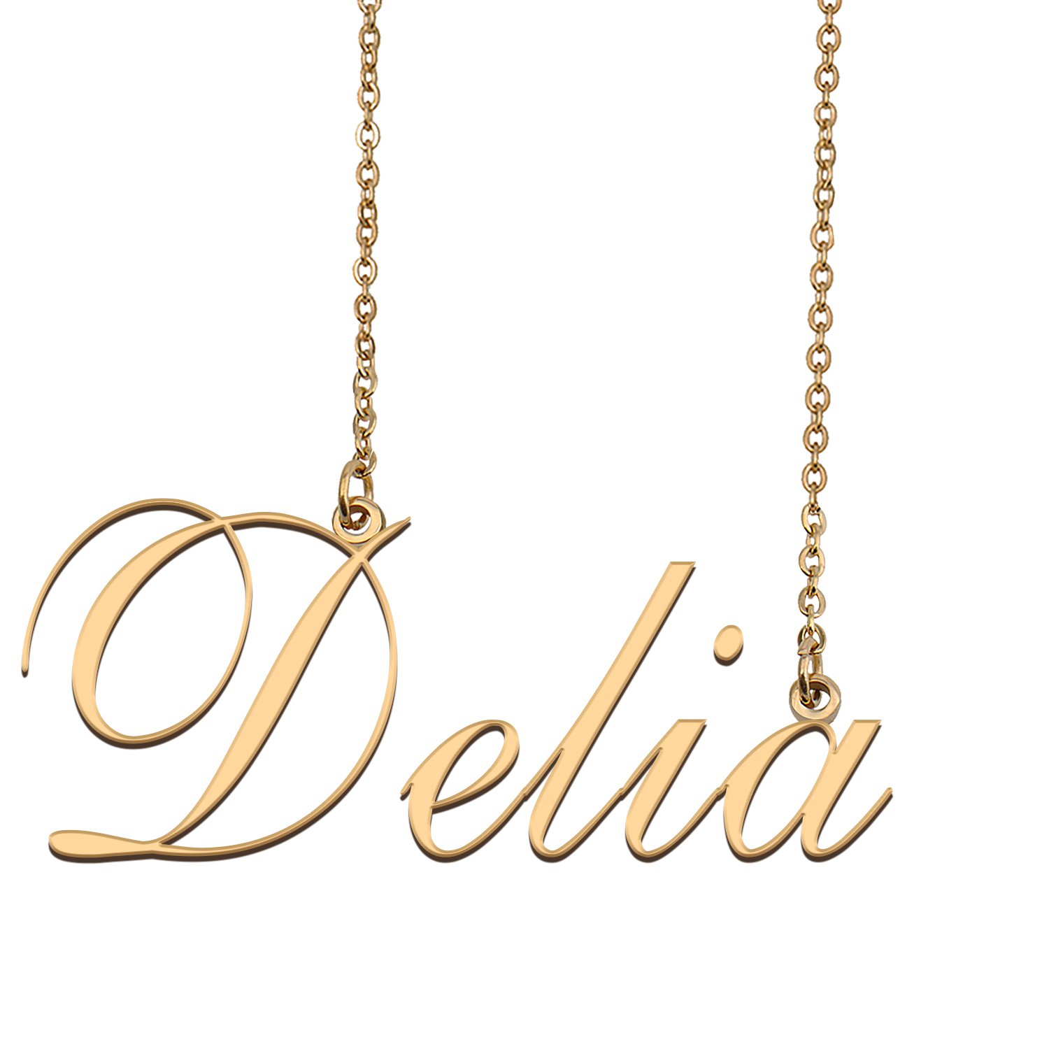 Personalized Any Name Necklace Charm Jewelry for Mother New Mom Delia