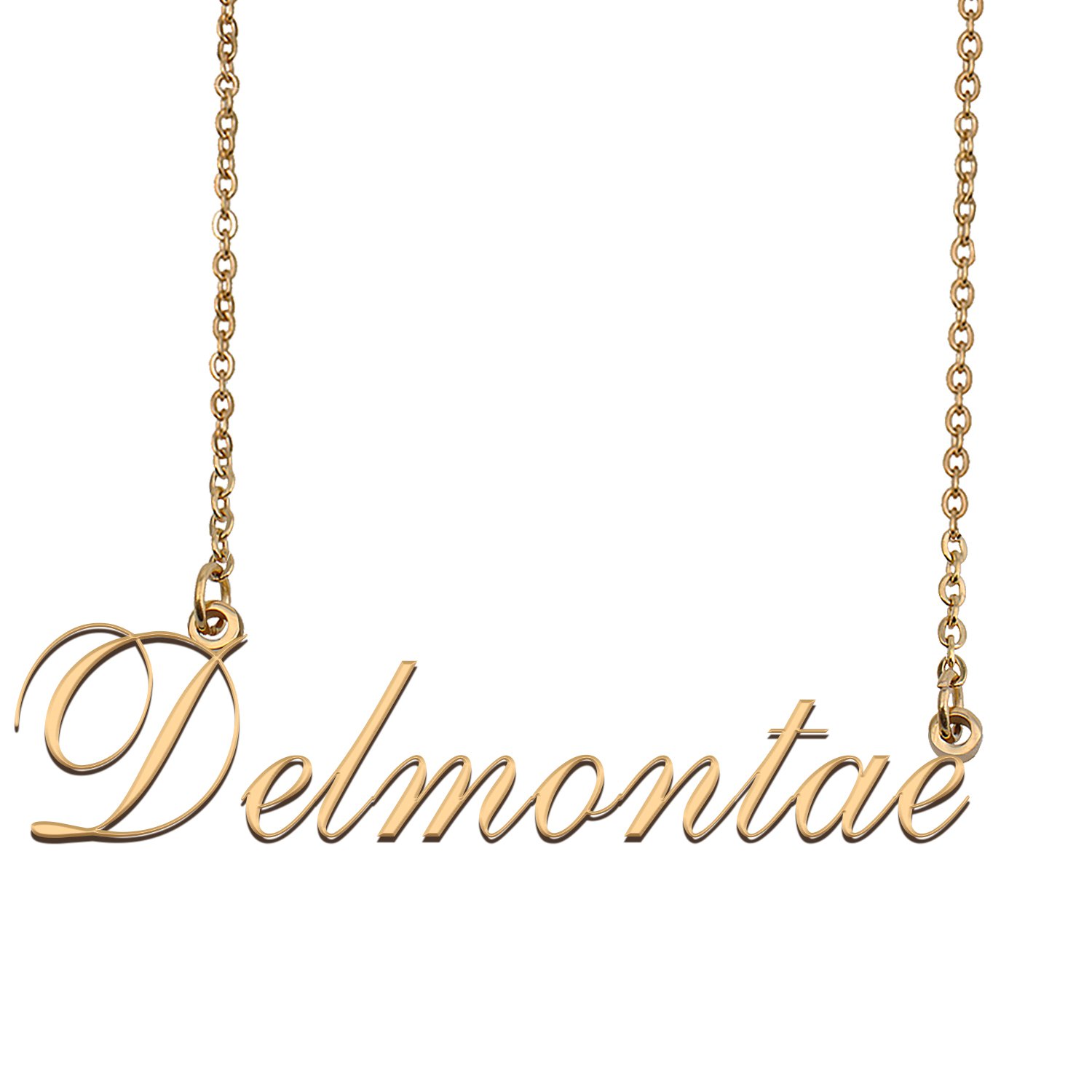 Personalized Any Name Necklace Charm Jewelry for Mother New Mom Delmontae
