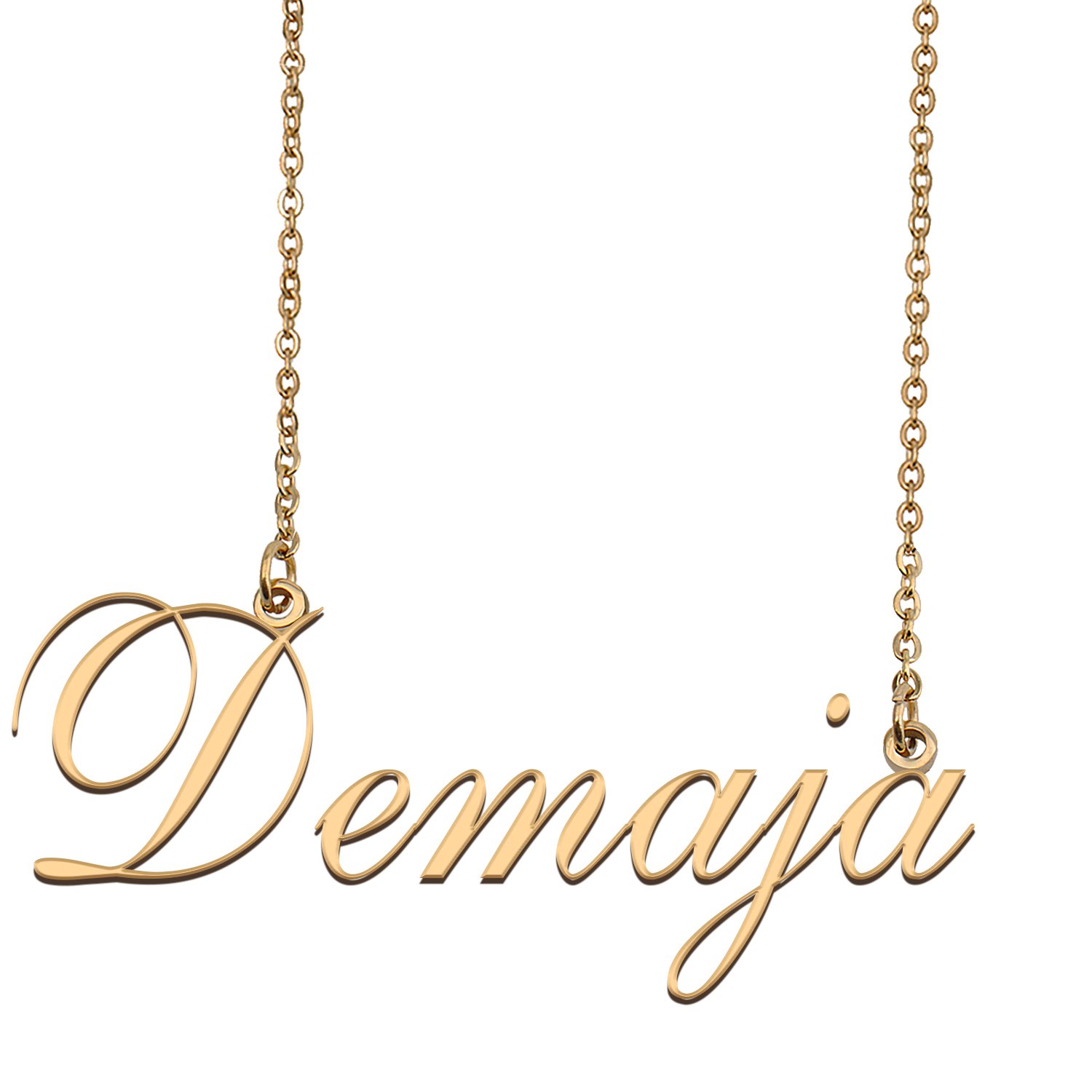 Personalized Any Name Necklace Charm Jewelry for Mother New Mom Demaja