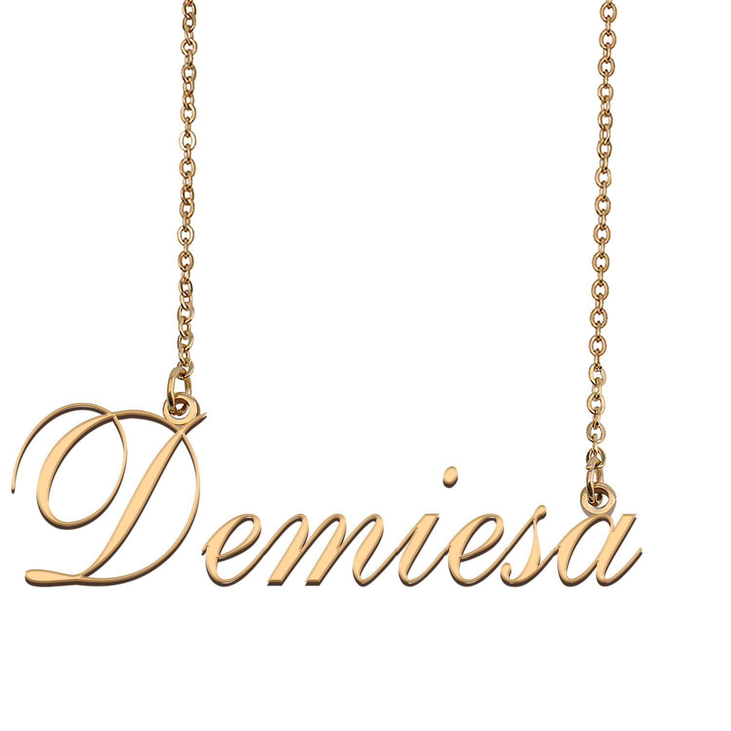 Personalized Any Name Necklace Charm Jewelry for Mother New Mom Demiesa