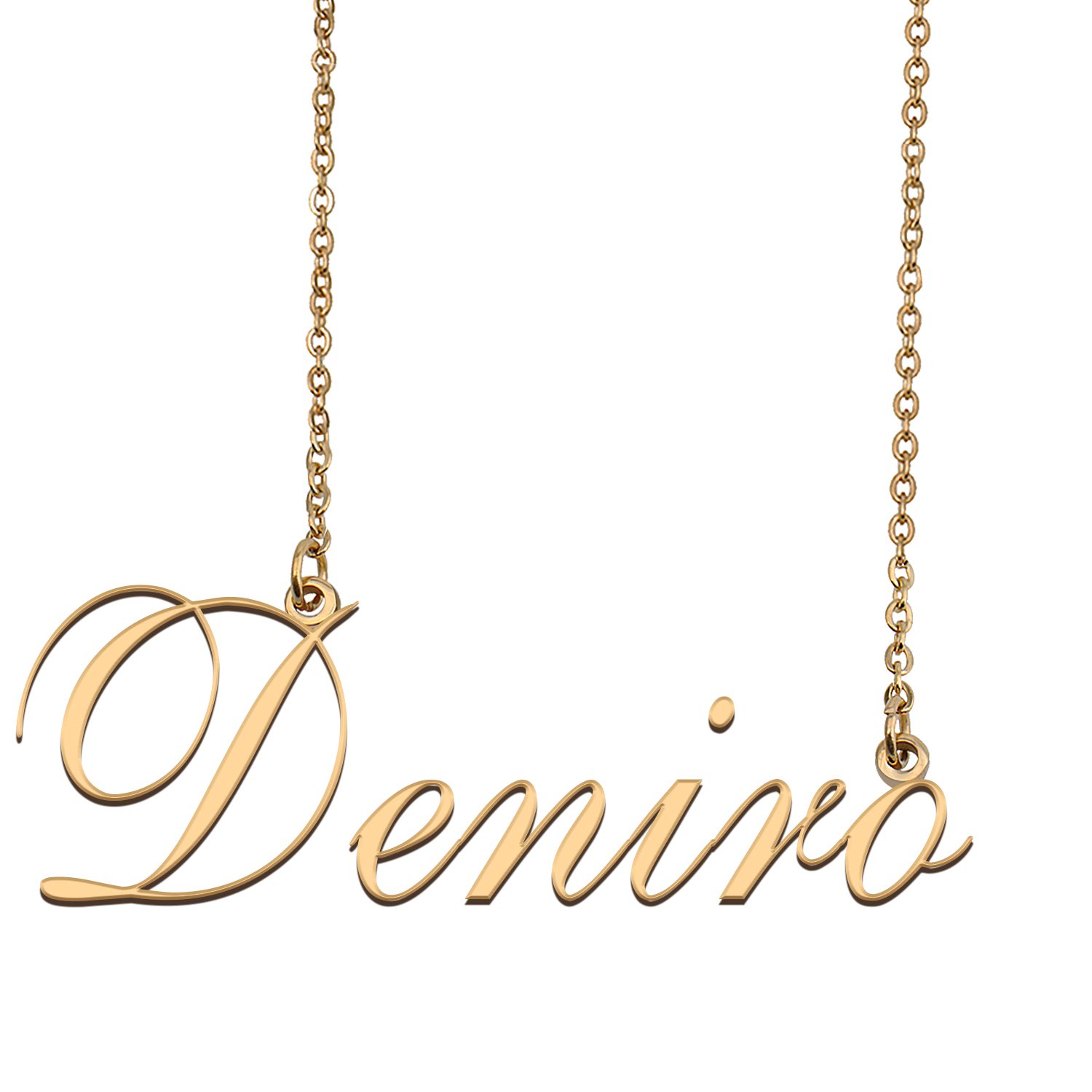 Personalized Any Name Necklace Charm Jewelry for Mother New Mom Deniro