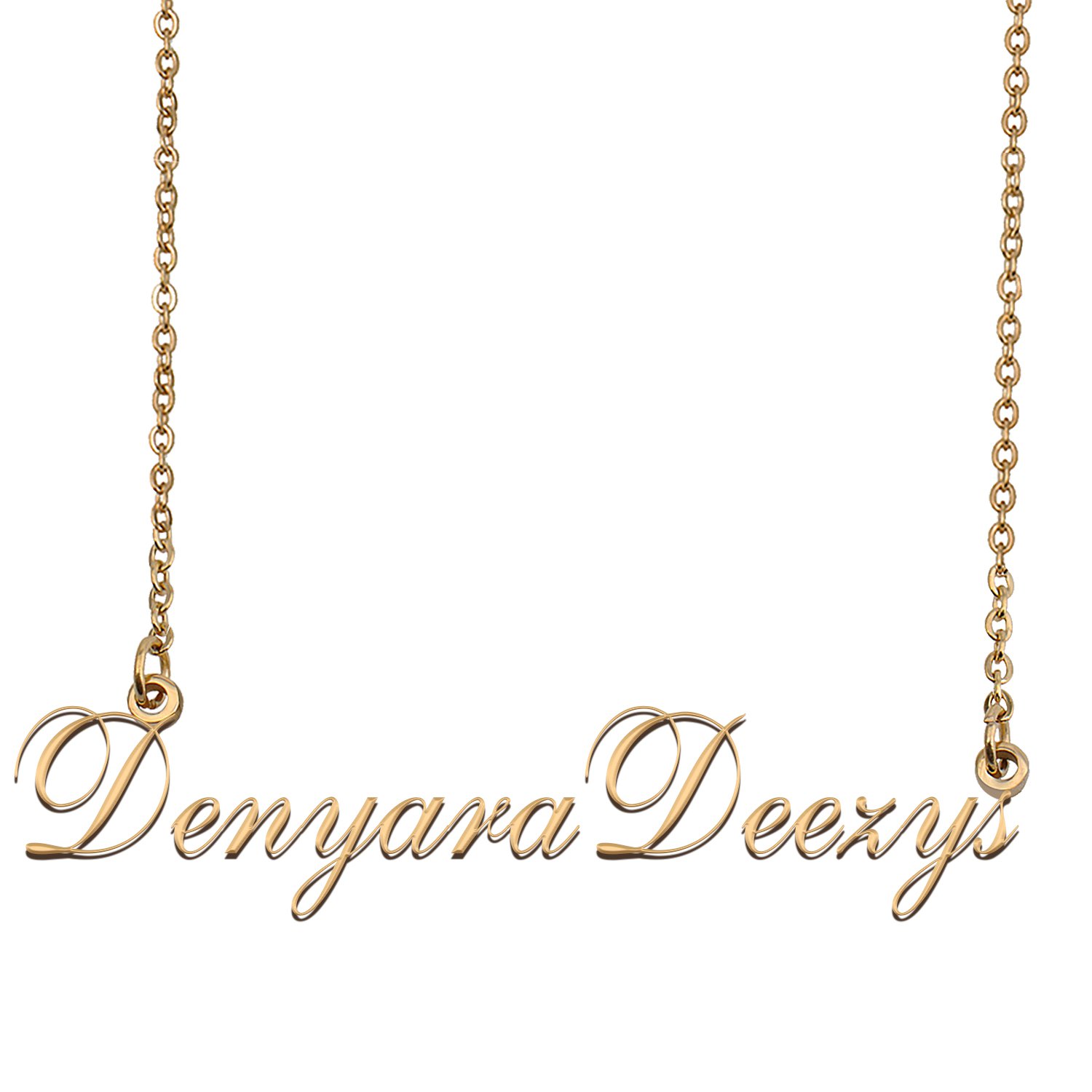 Personalized Any Name Necklace Charm Jewelry for Mother New Mom DenyaraDeezys