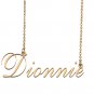 Custom Unique Charm Name Necklace Best Bridesmaid Jewelry Gifts for Her Dionnie