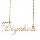 Custom Unique Charm Name Necklace Best Bridesmaid Jewelry Gifts for Her Diyahna