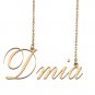 Custom Unique Charm Name Necklace Best Bridesmaid Jewelry Gifts for Her Dmia