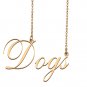 Custom Unique Charm Name Necklace Best Bridesmaid Jewelry Gifts for Her Dogs