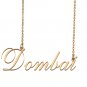 Custom Unique Charm Name Necklace Best Bridesmaid Jewelry Gifts for Her Dombai